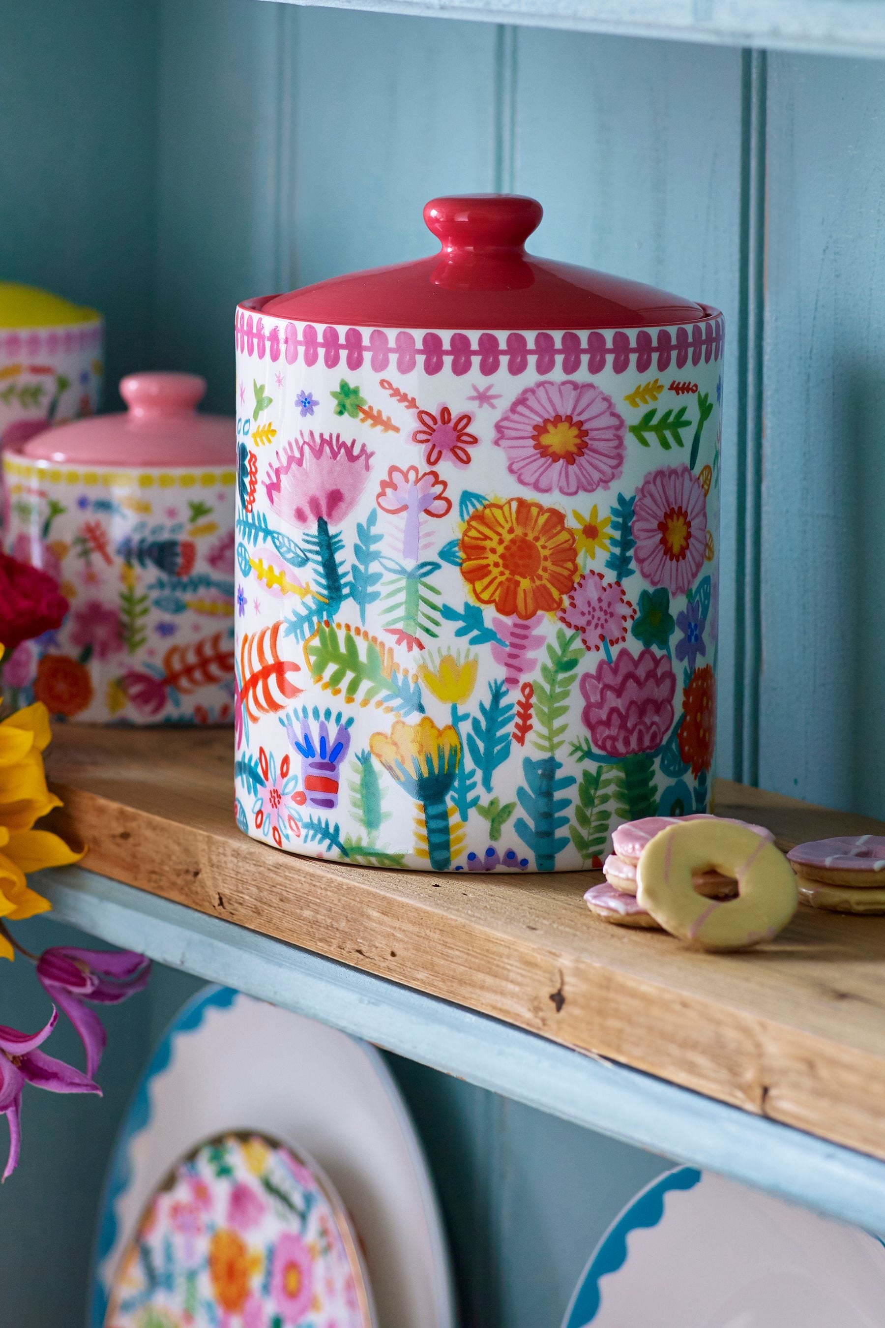 Buy Lucy Tiffney Floral Floral Large Storage Jar from the Next UK ...