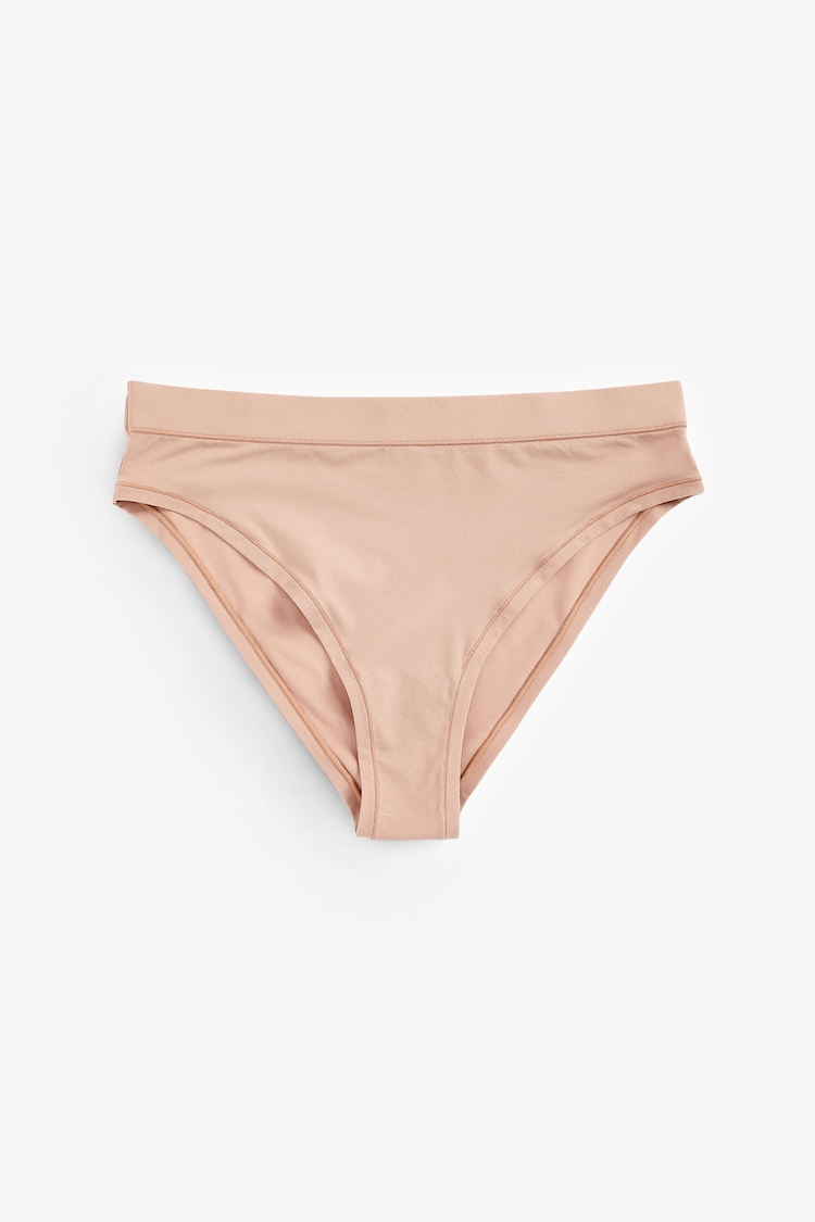 Couleur praline - Soi-même. Confort de lissage Slip taille haute - Image 1 of 1