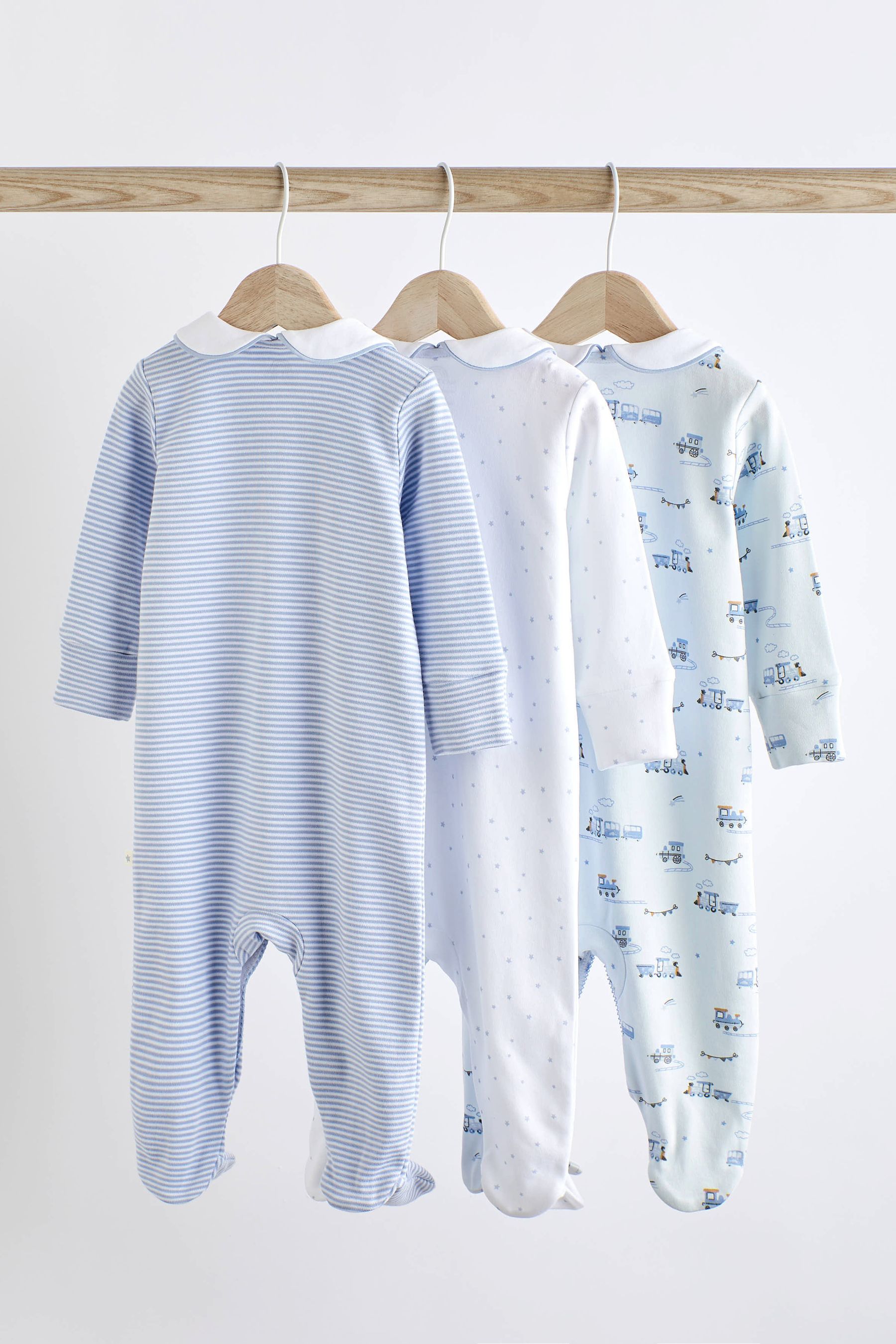 Buy Baby Sleepsuits 3 Pack (02yrs) from Next Australia