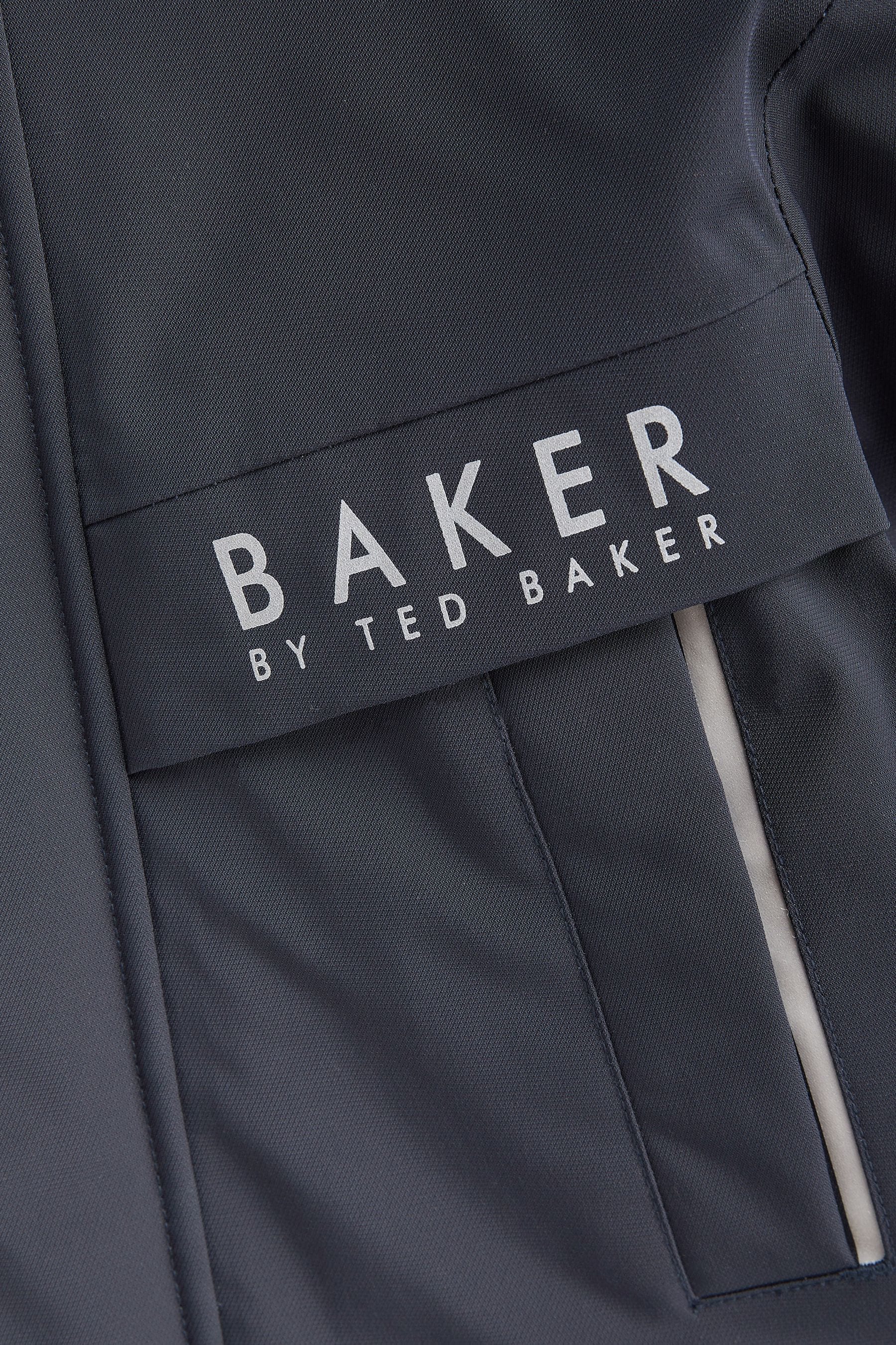 Buy Baker by Ted Baker Navy Waterproof Parka Coat from the Next UK ...