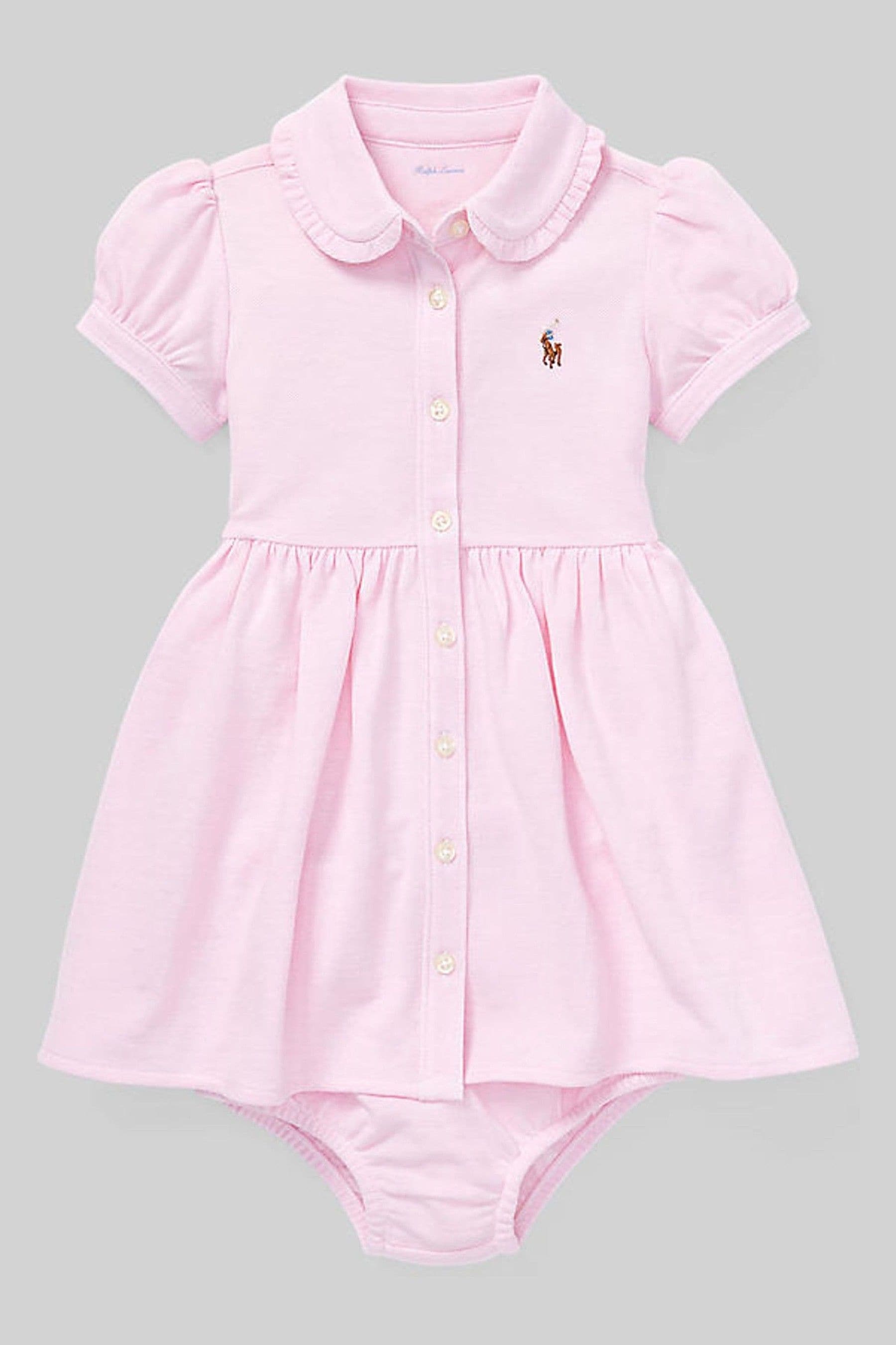 Buy Polo Ralph Lauren Baby Short Sleeve Logo Shirt Dress from the Next ...