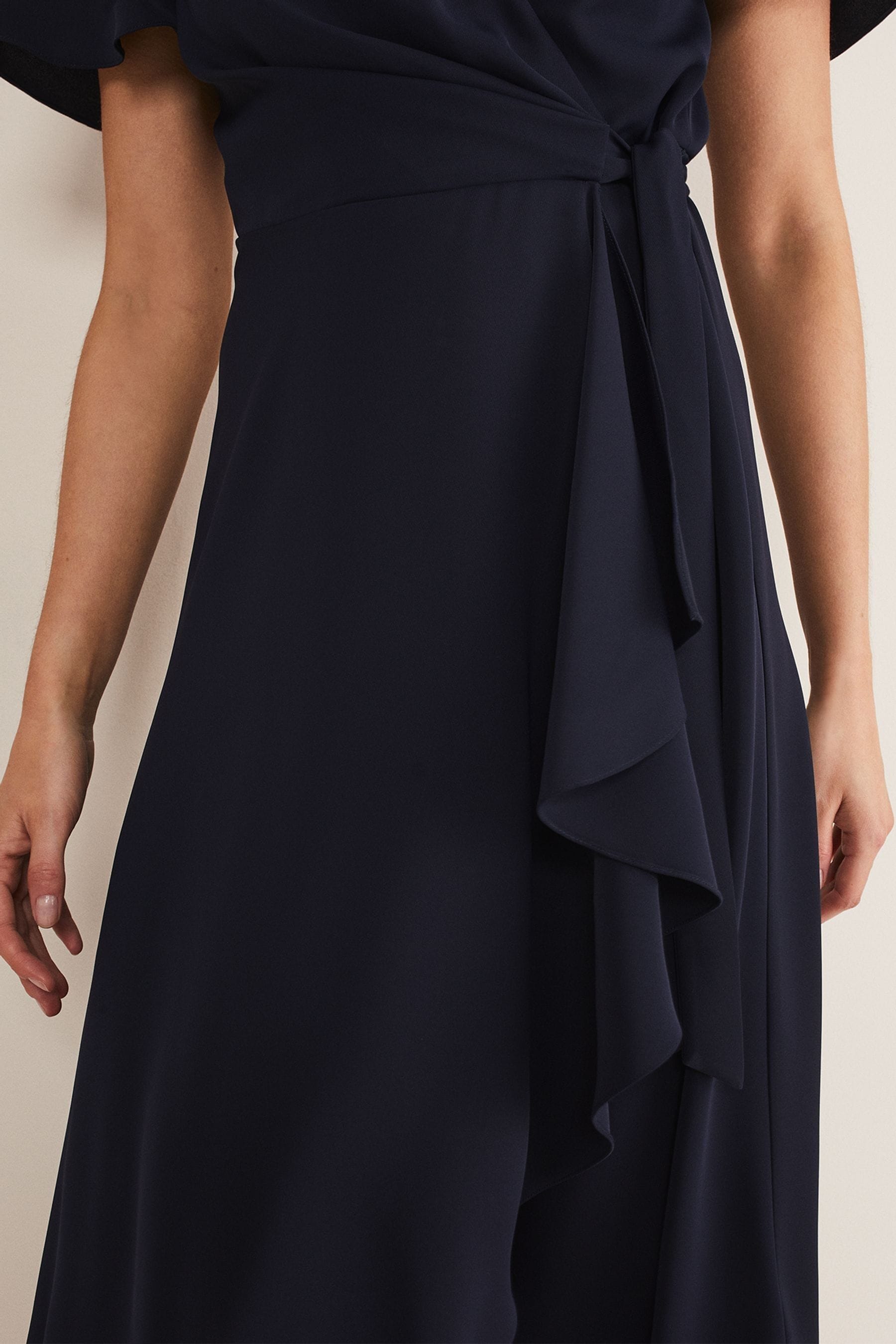 Buy Phase Eight Blue Julissa Frill Wrap Dress from the Next UK online shop
