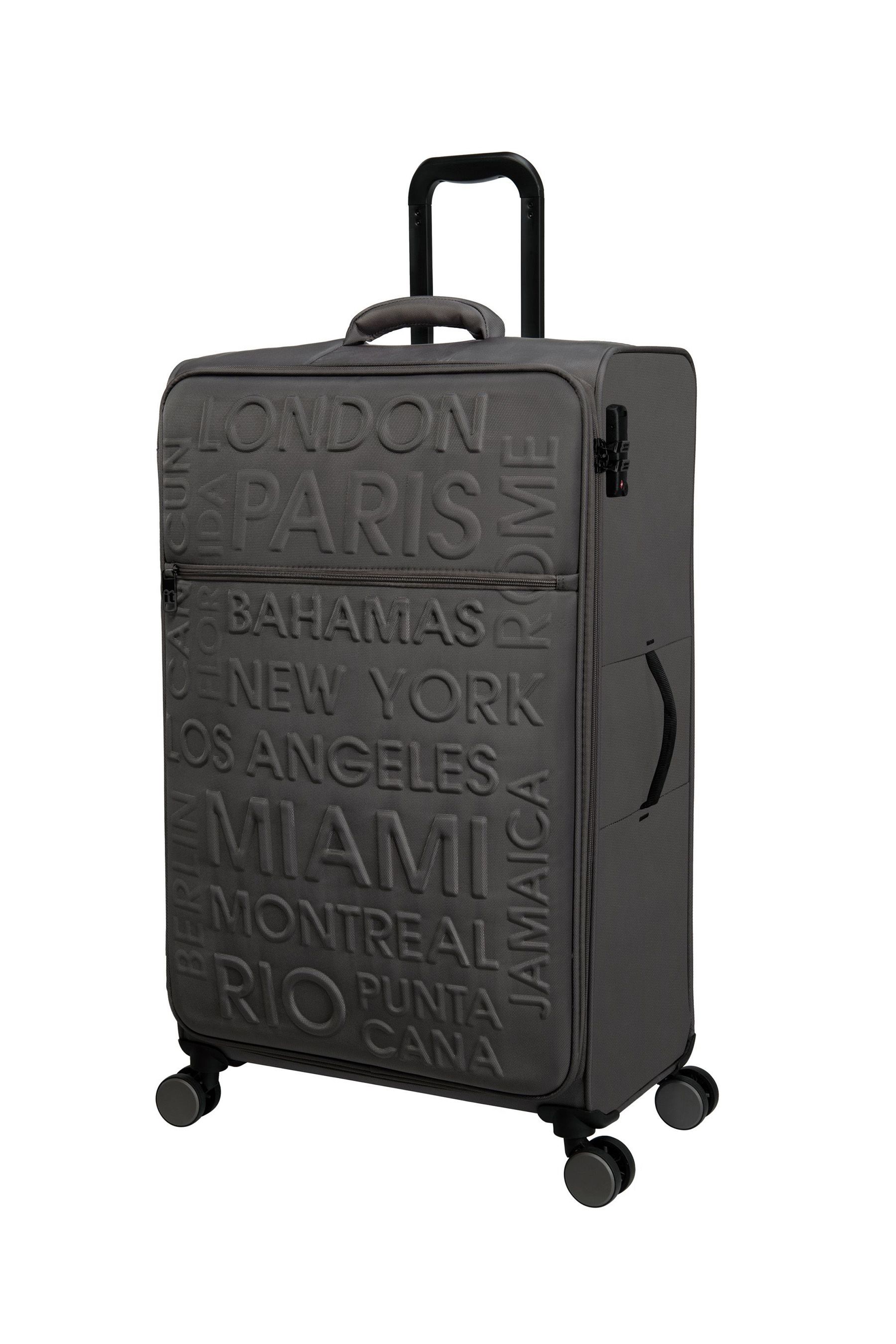 Buy IT Luggage Large Citywide Soft Suitcase With TSA Lock from the Next