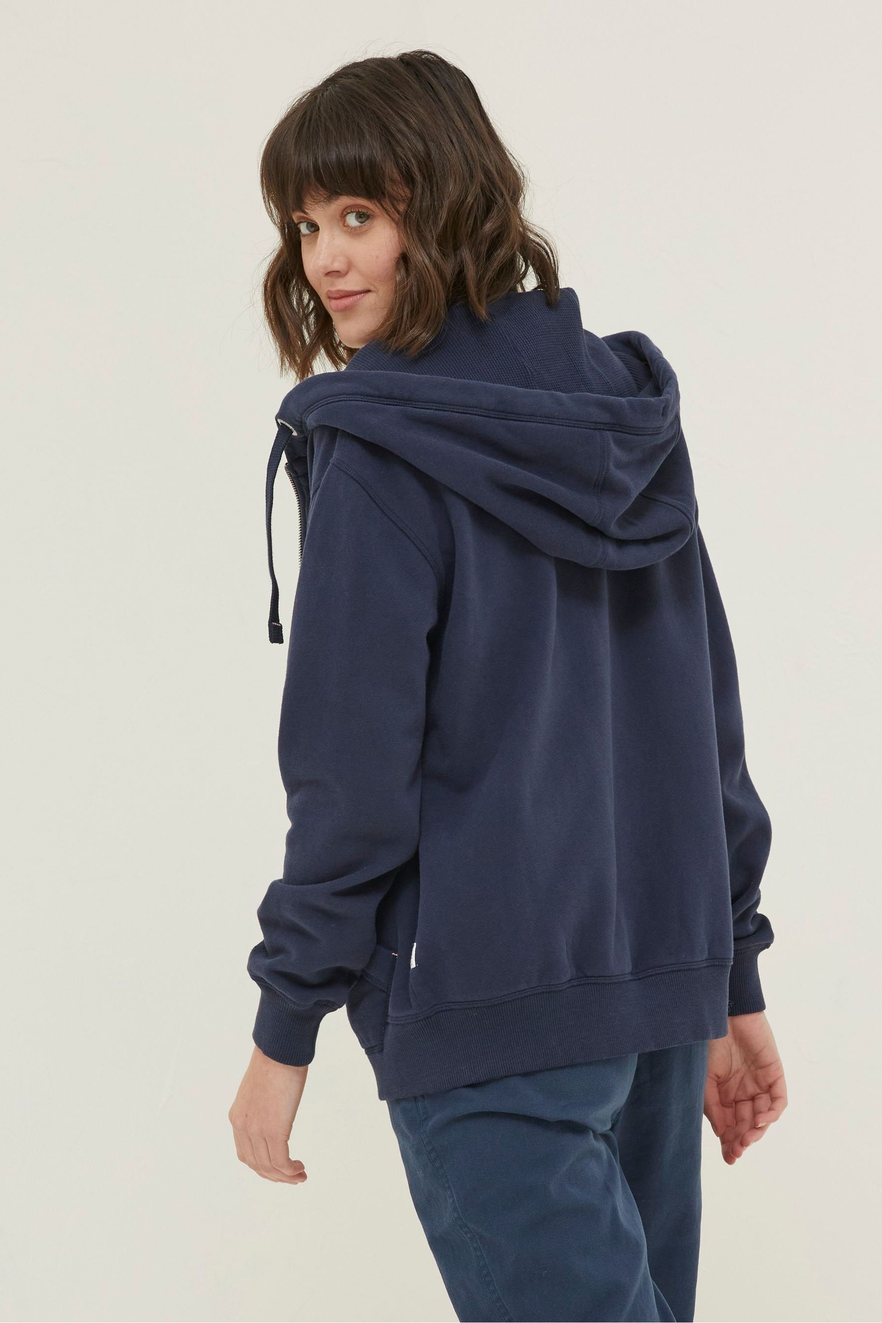 Buy FatFace Blue Amy Zip Through Hoodie from the Next UK online shop