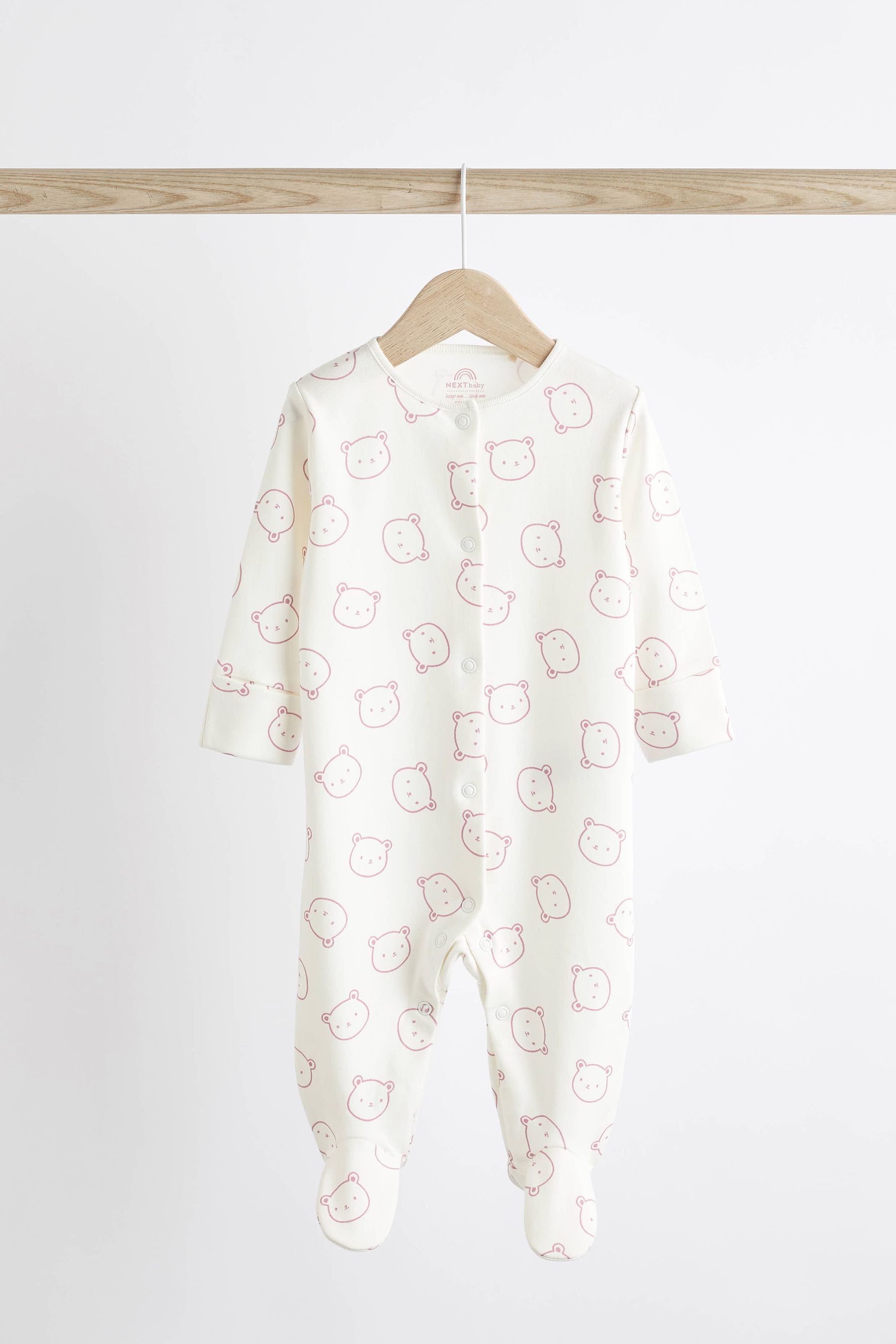 Buy Cotton Baby Sleepsuits 3 Pack (02yrs) from Next USA