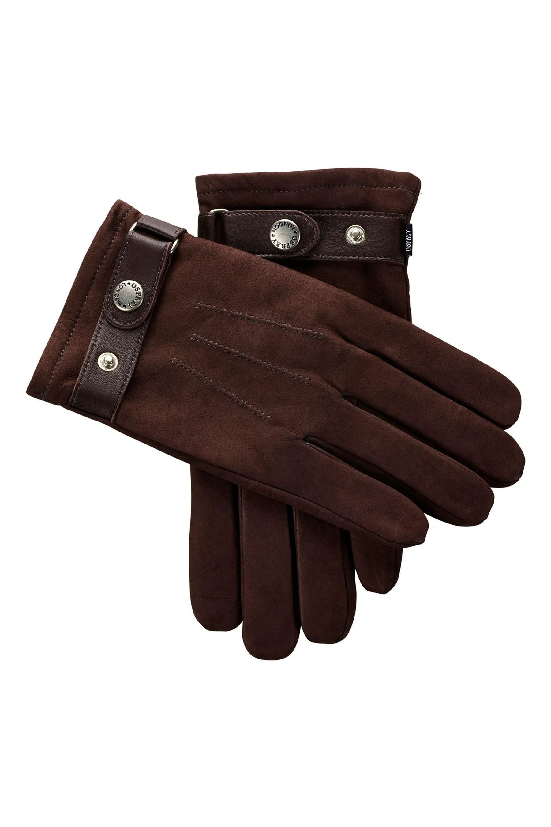 Buy OSPREY LONDON Brown The Erik Gloves from the Next UK online shop