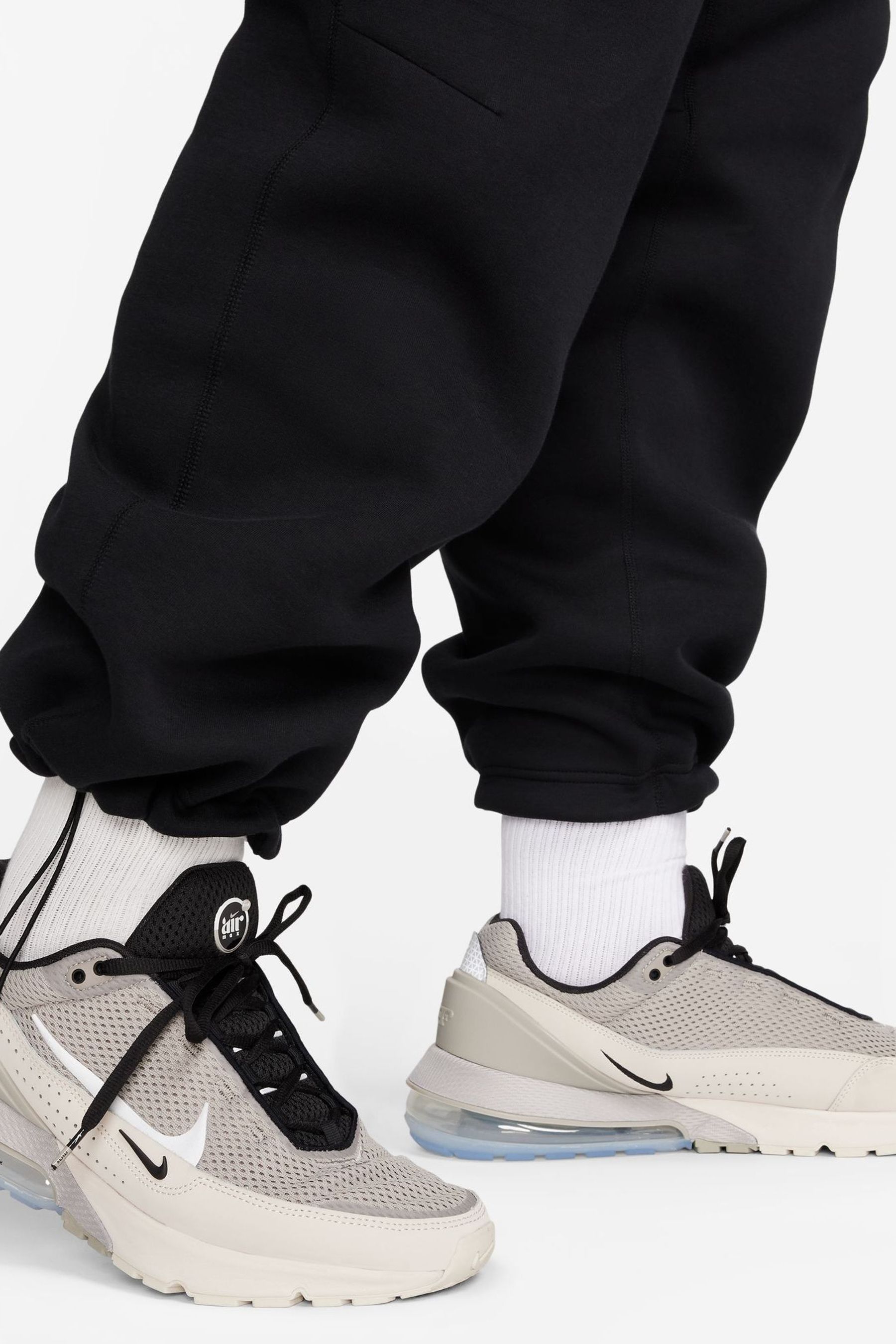 Buy Nike Black Tech Fleece Open Hem Joggers from the Next UK online shop
