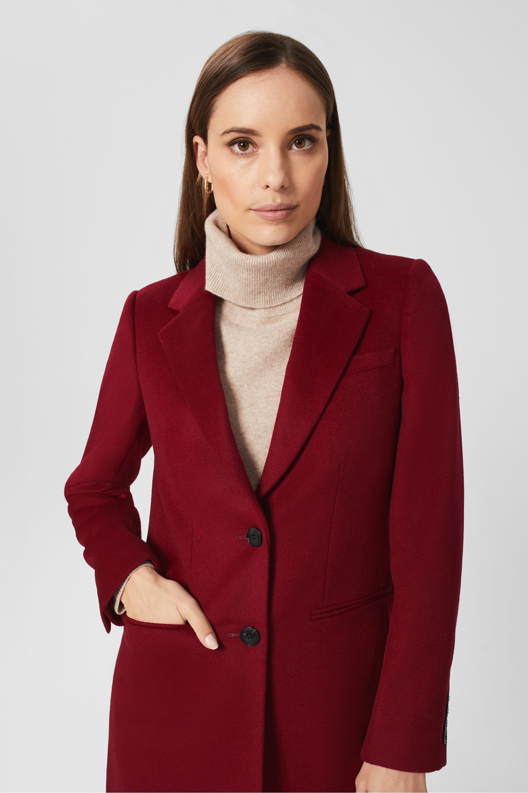 Buy Hobbs Red Tilda Coat from the Next UK online shop