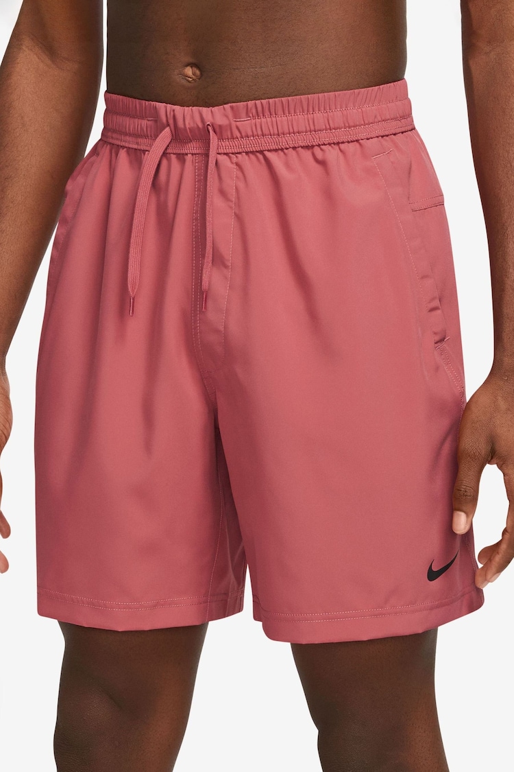 Nike Red Dri-FIT Form 7 Inch Unlined Training Shorts - Image 1 of 1