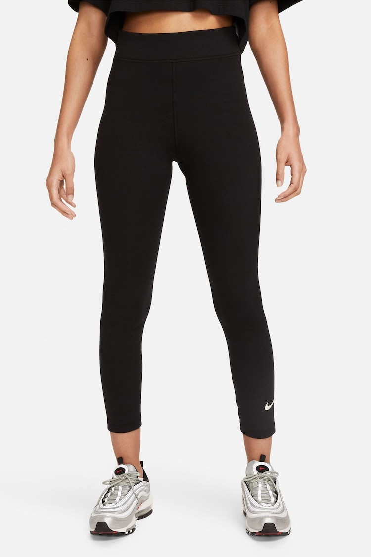Negro - Nike Sportswear Classic Alto-Waisted 7/8 Leggings - Imagen 1 de 1