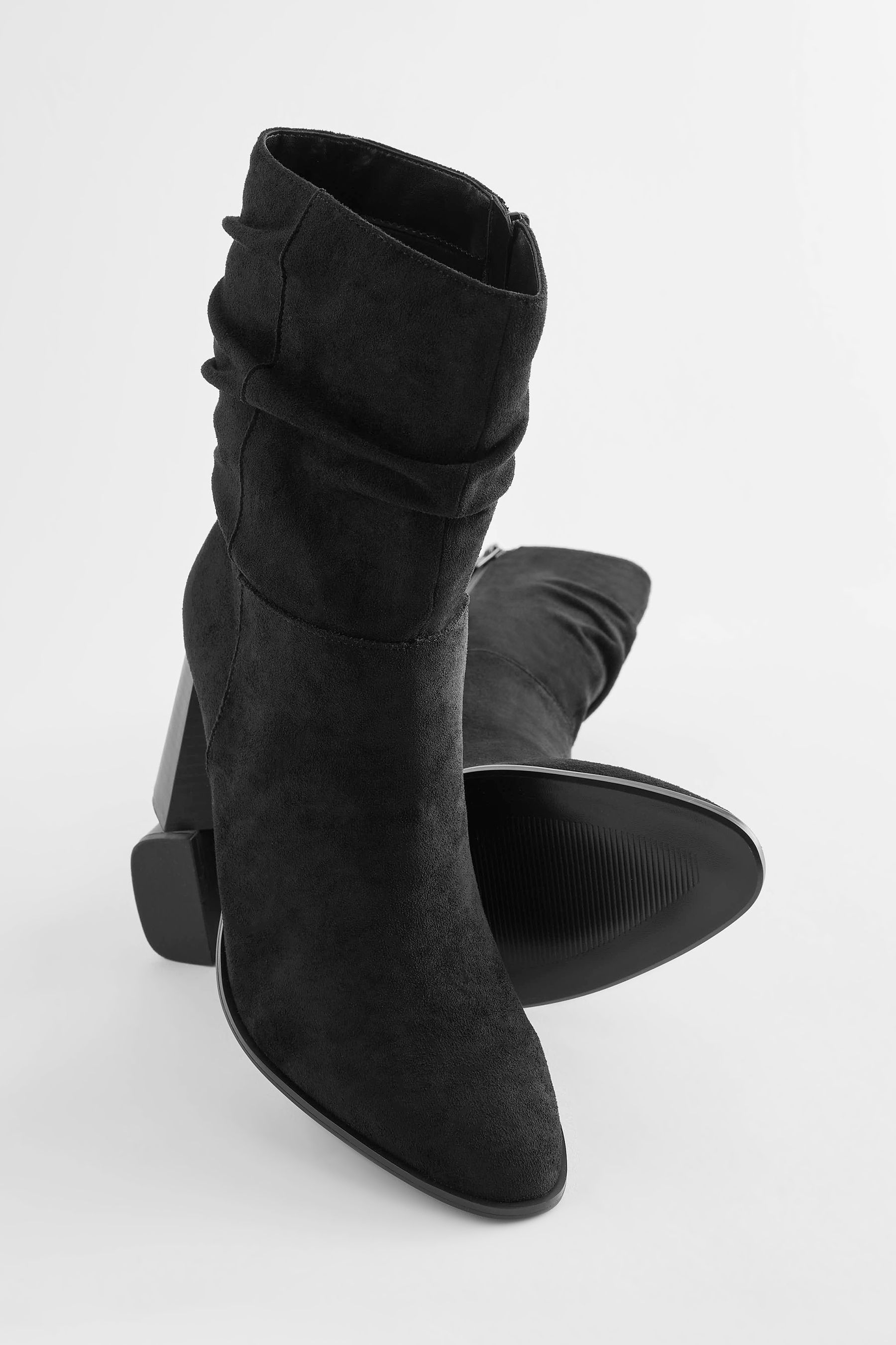 Buy Forever Comfort® Heeled Slouch Midi Boots from Next Ireland