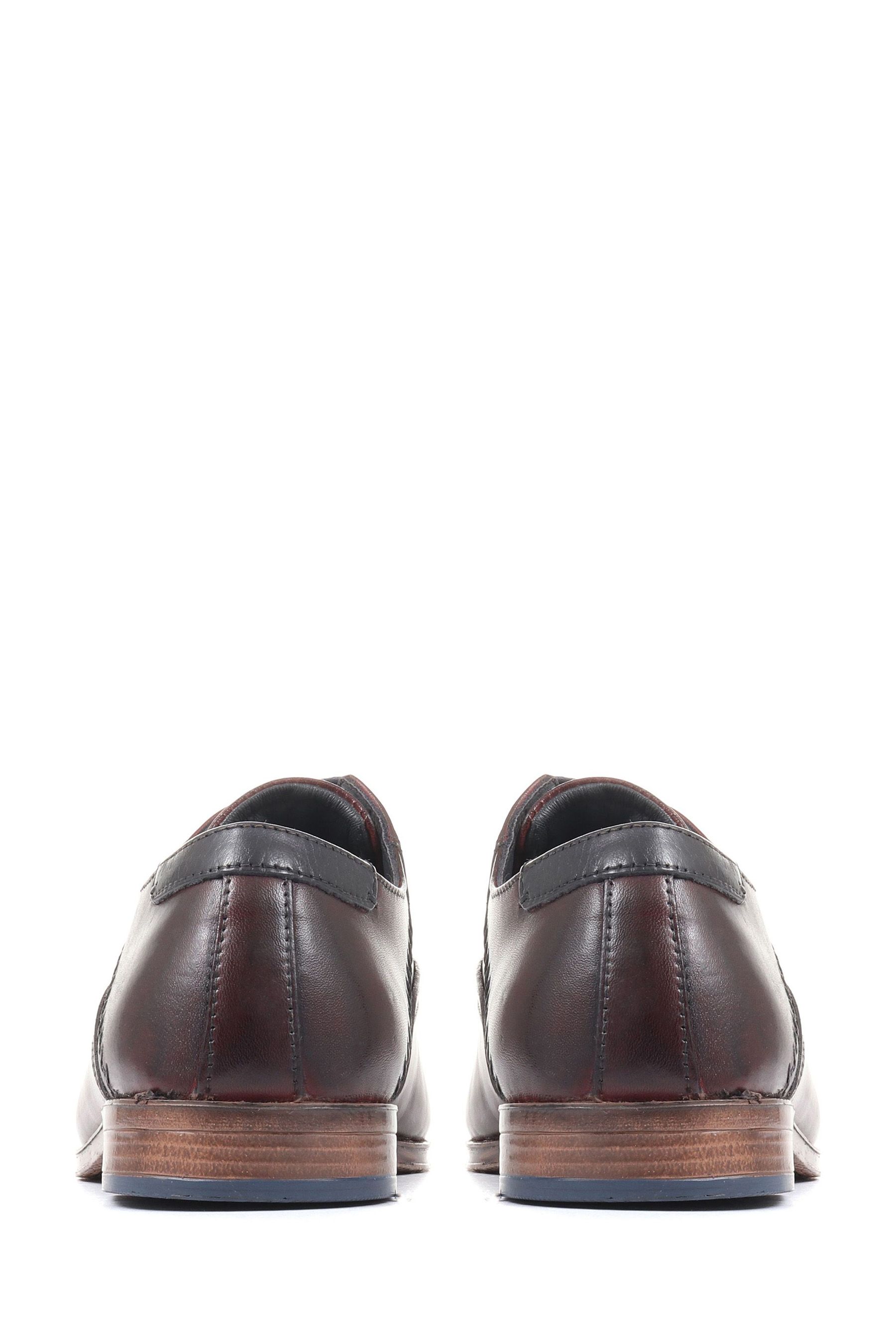 Buy Pavers Brown Wide Fit Leather Derby Shoes from the Next UK online shop
