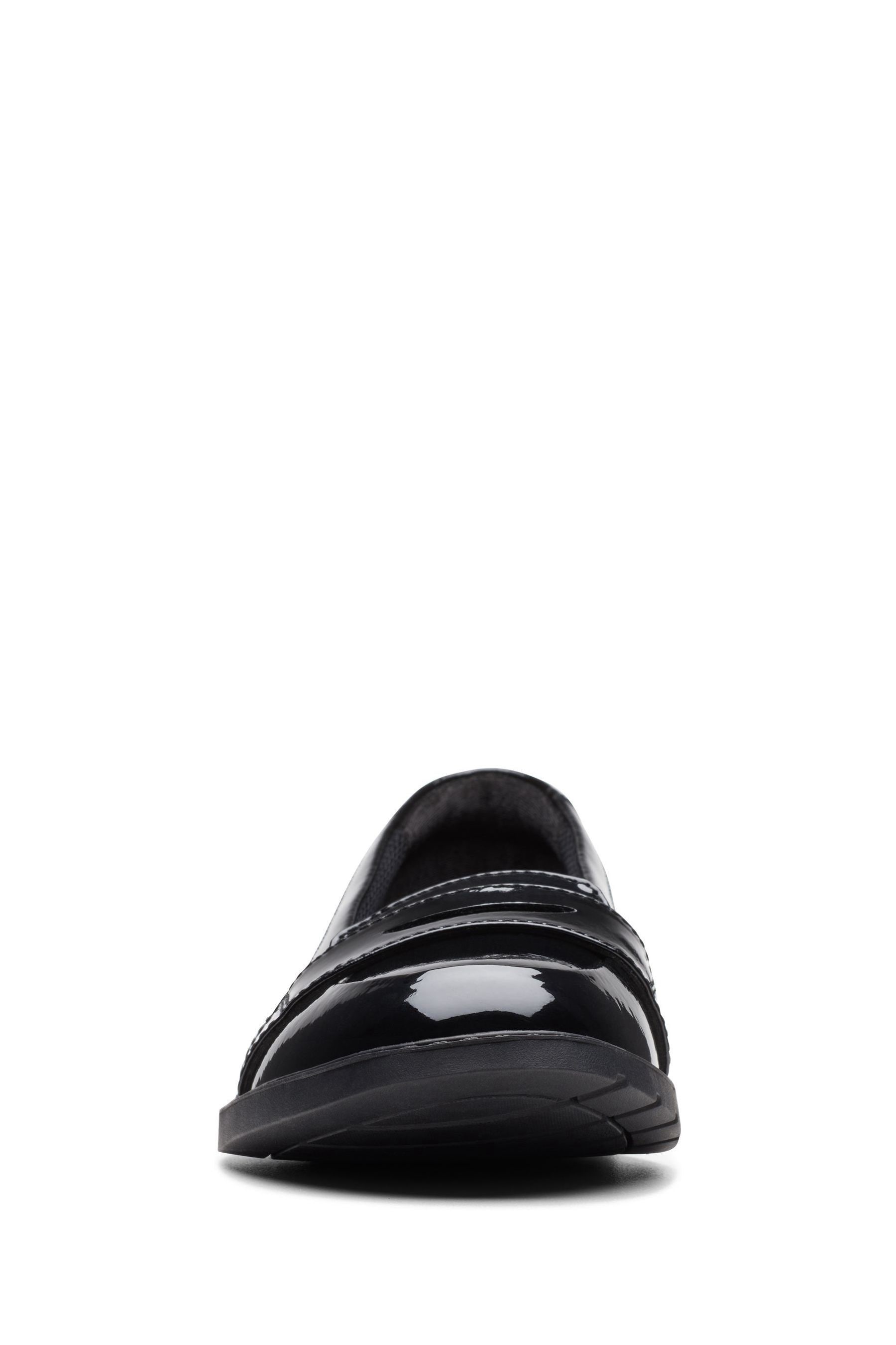 Buy Clarks Black Multi Fit Patent Scala Loafer Shoes from the Next UK ...