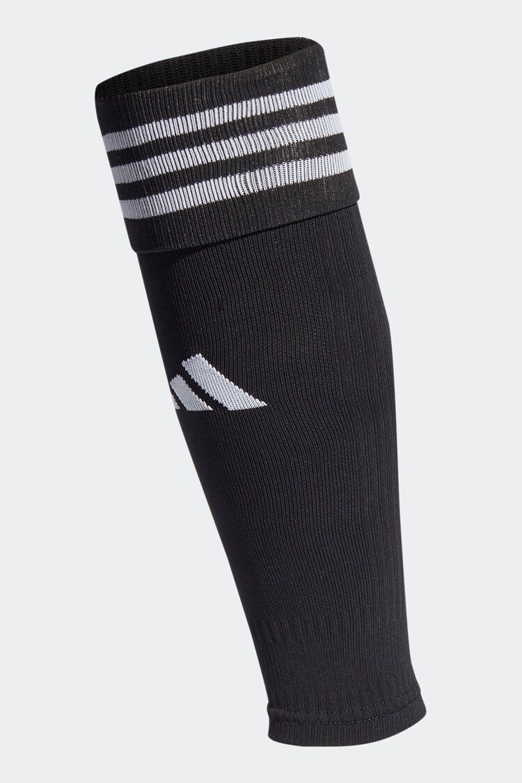 adidas Black/White Performance Team Sleeves Socks - Image 1 of 1