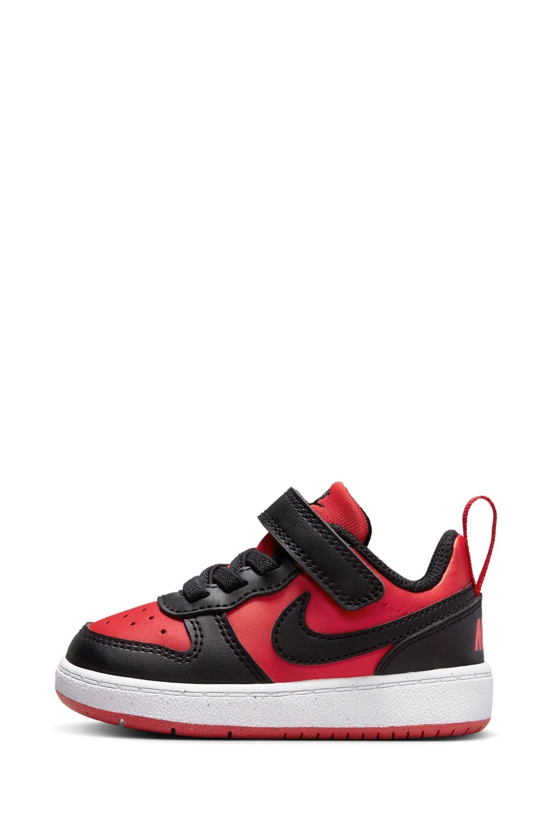 Buy Nike Red/Black Infant Court Borough Low Recraft Trainers from the ...