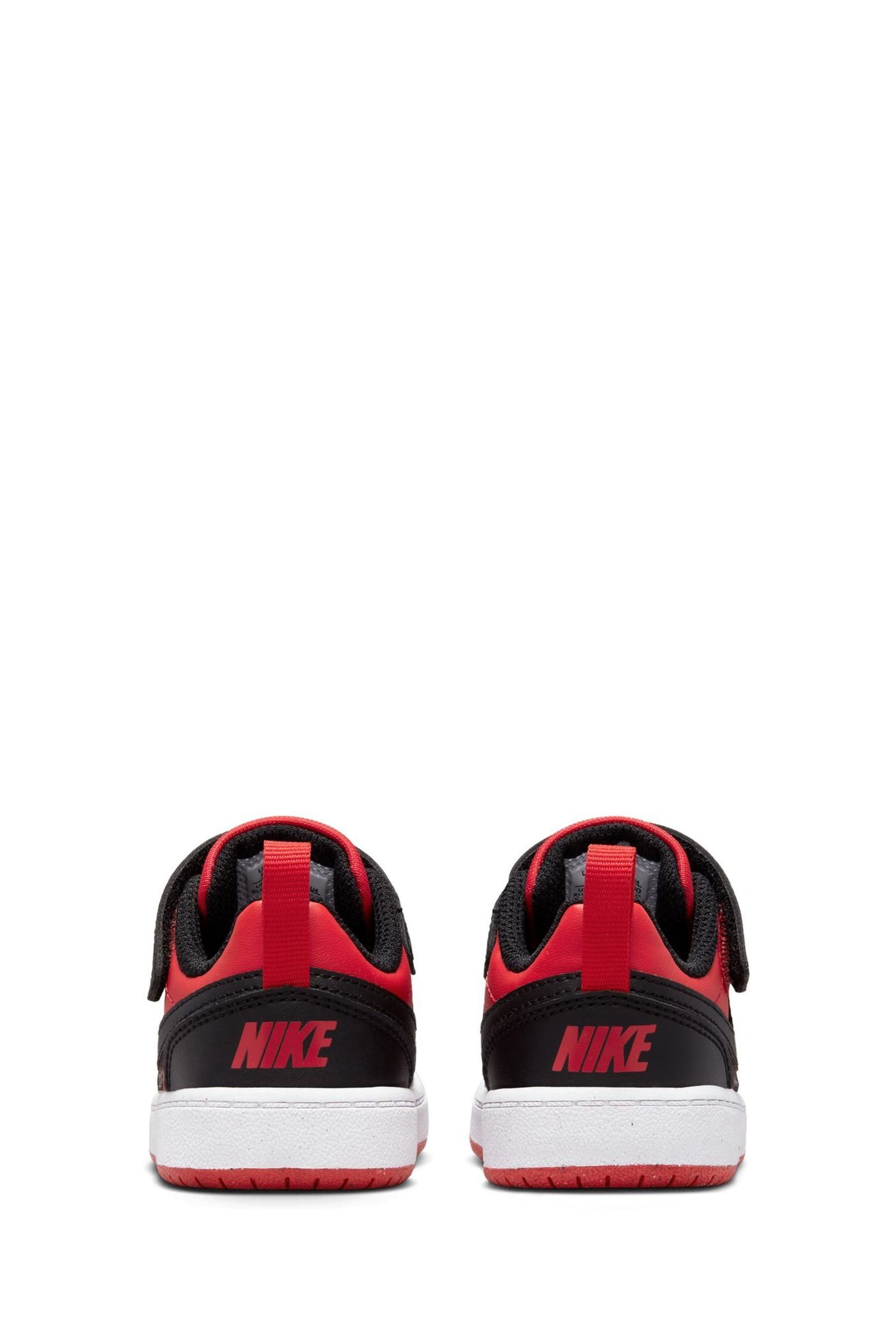 Buy Nike Red/Black Infant Court Borough Low Recraft Trainers from the