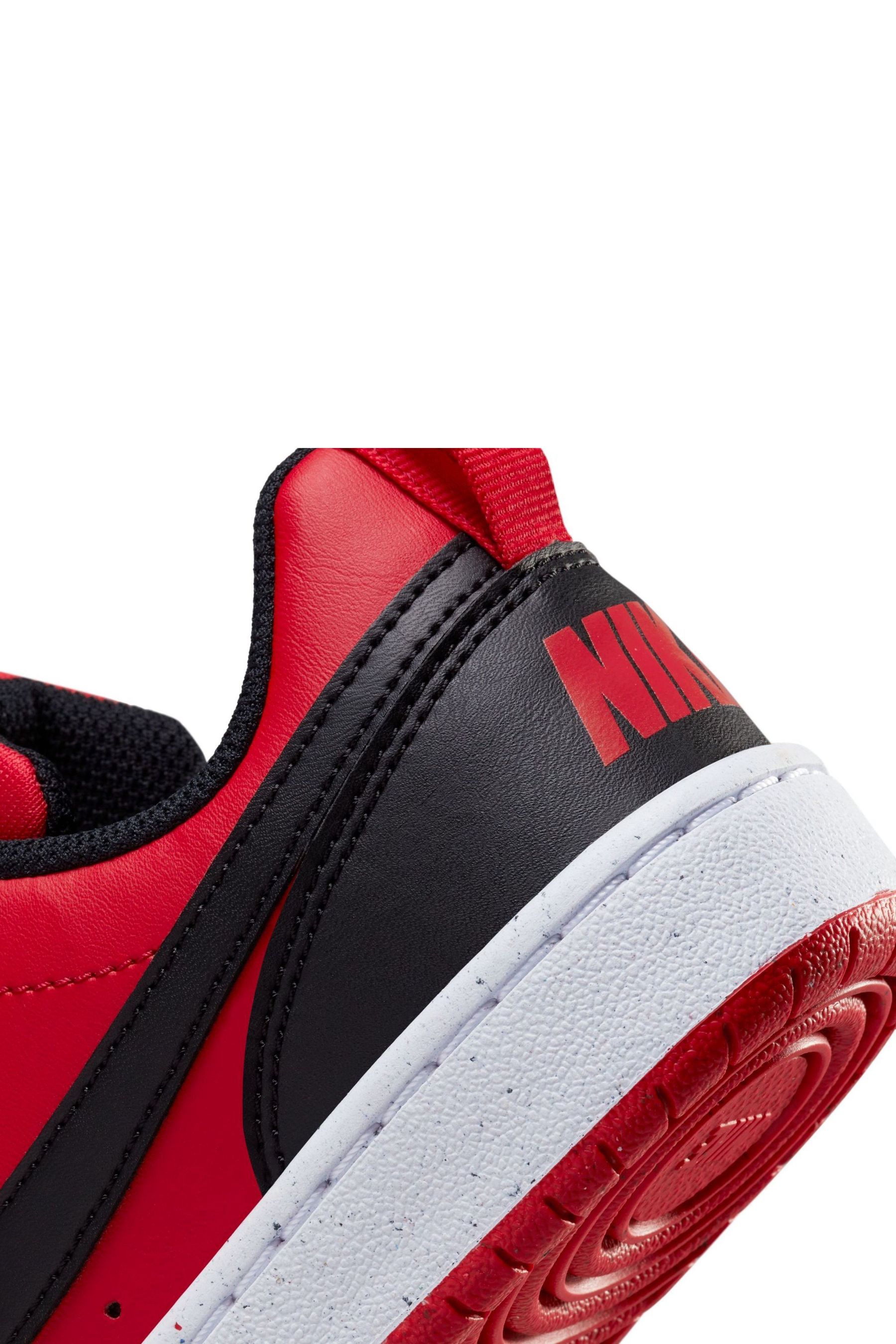 Buy Nike Red/Black Youth Court Borough Low Recraft Trainers from the ...