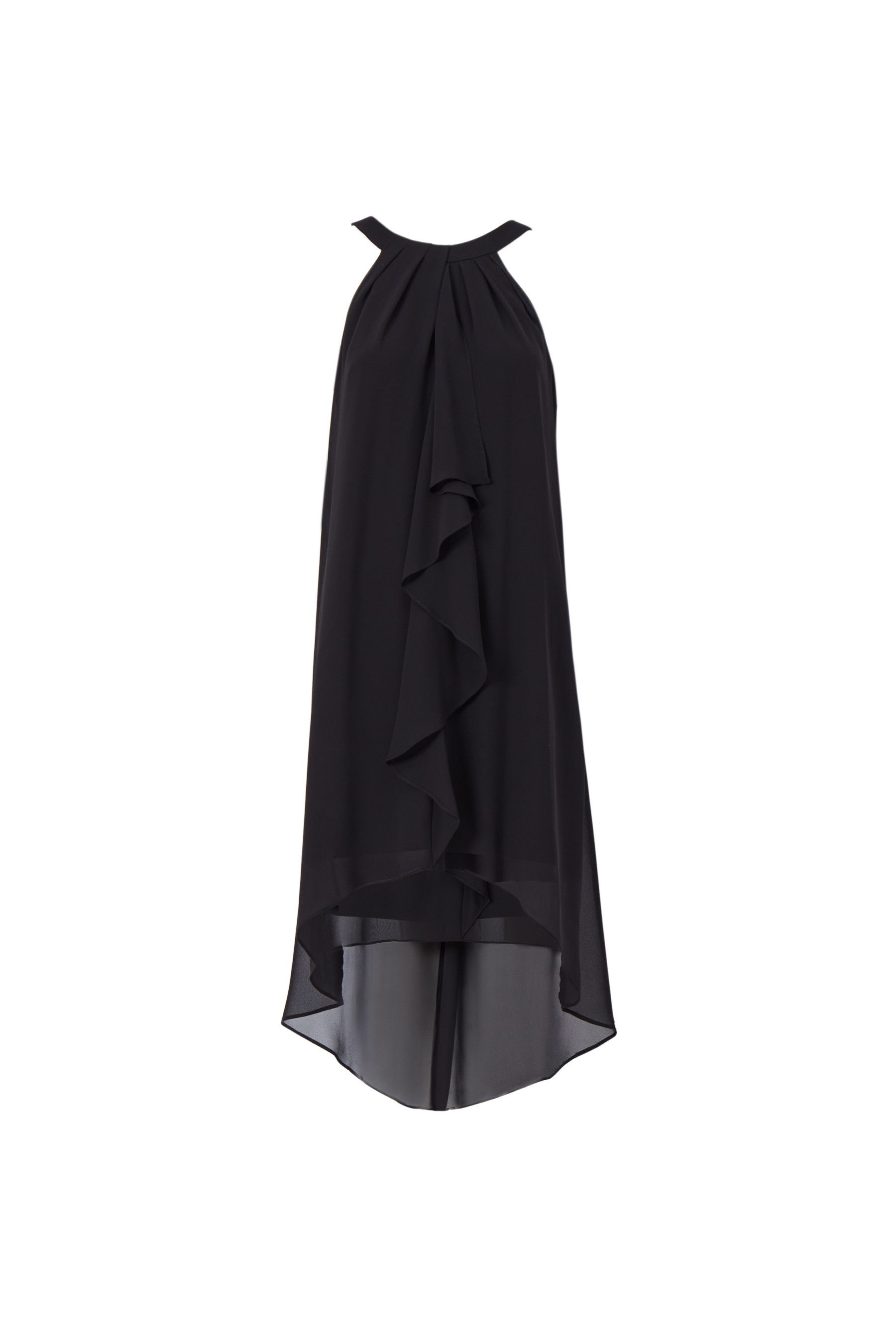 Buy Adrianna Papell Black Chiffon And Jersey Dress from the Next UK ...