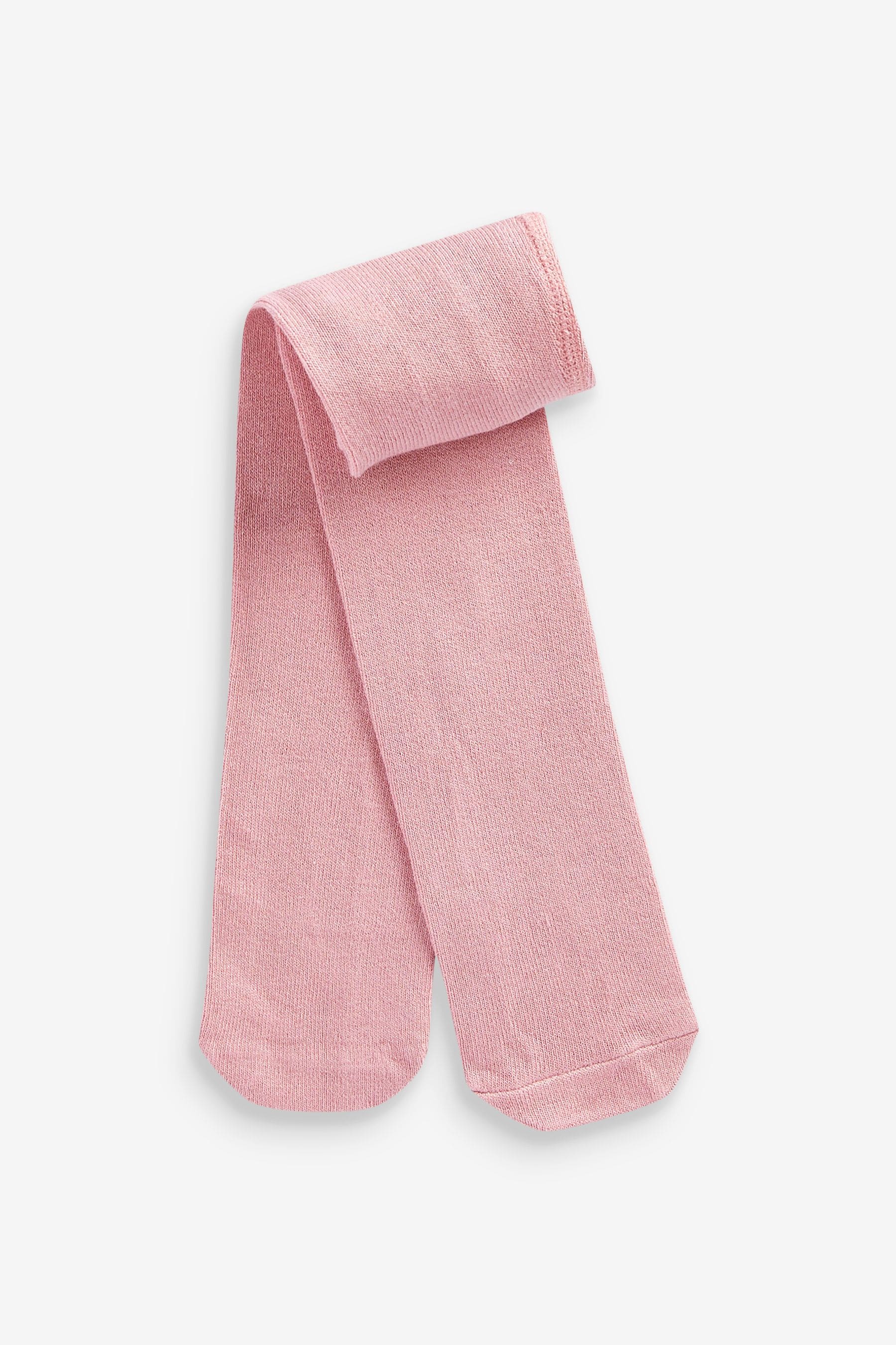 Buy Pink/Neutral Baby Plain Tights 3 Packs (0mths2yrs) from the Next