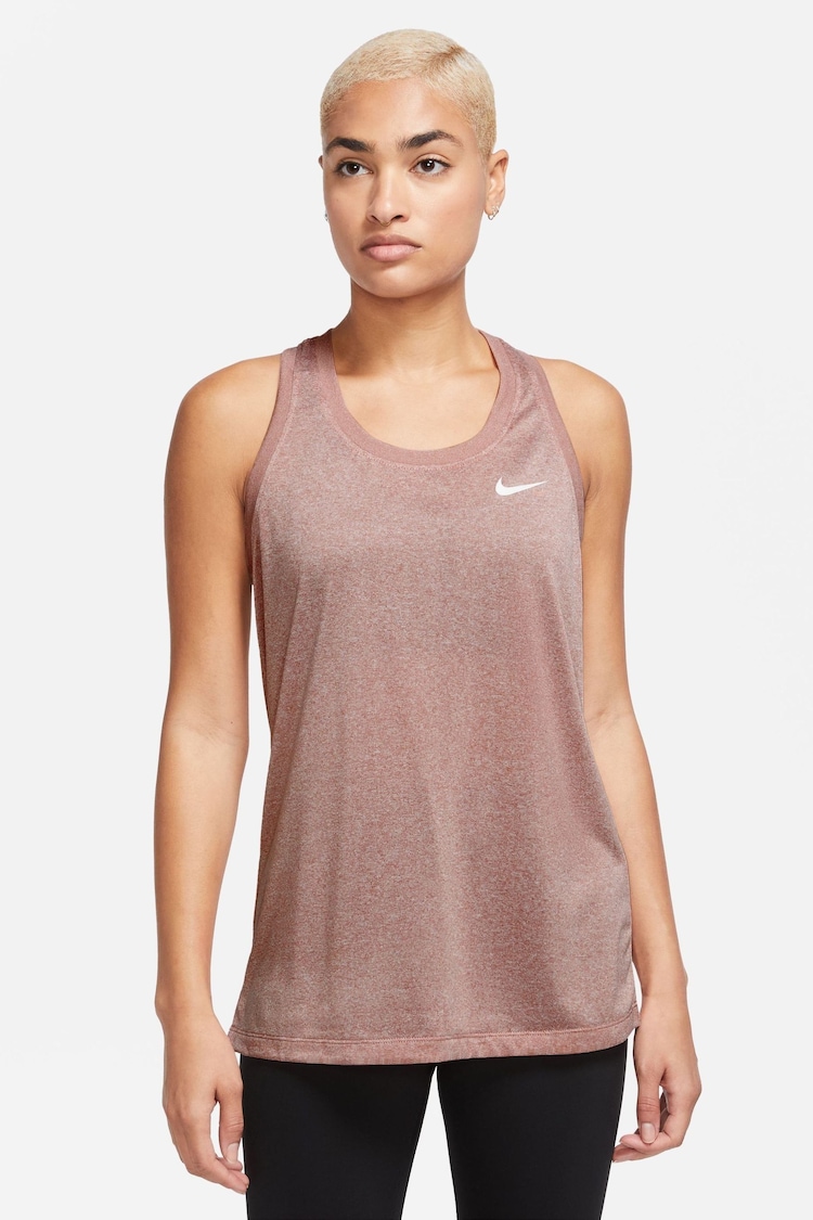 Nike Light Pink Dri-Fit Racerback Tank Vest Top - Image 1 of 1