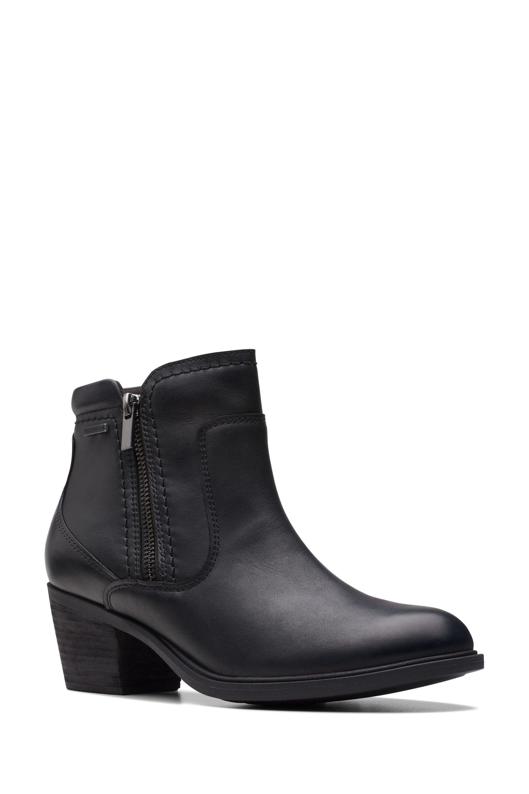 Buy Clarks Black Leather Neva Western Boots from the Next UK online shop