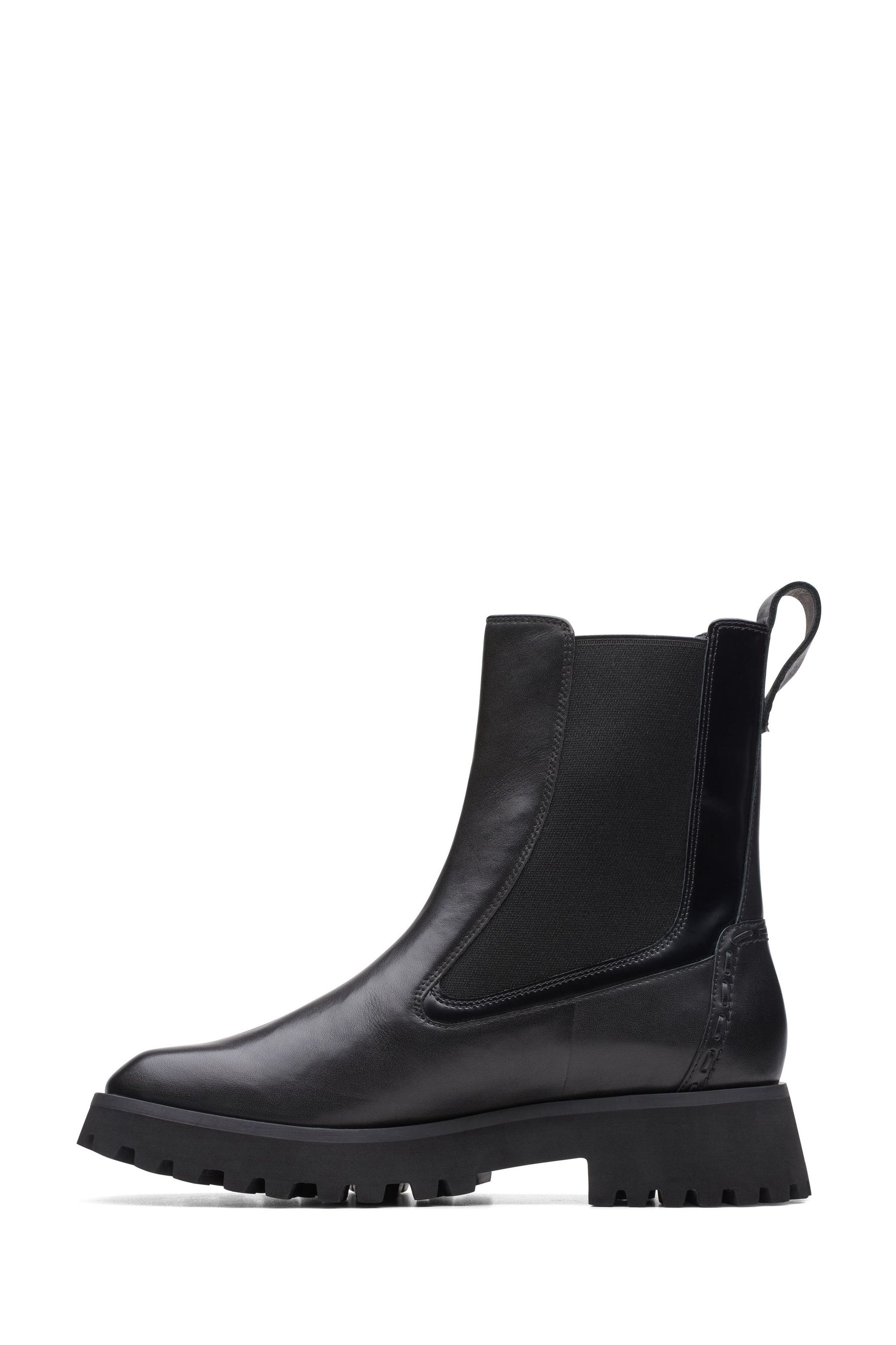 Buy Clarks Black Leather Stayso Rise Boots from the Next UK online shop