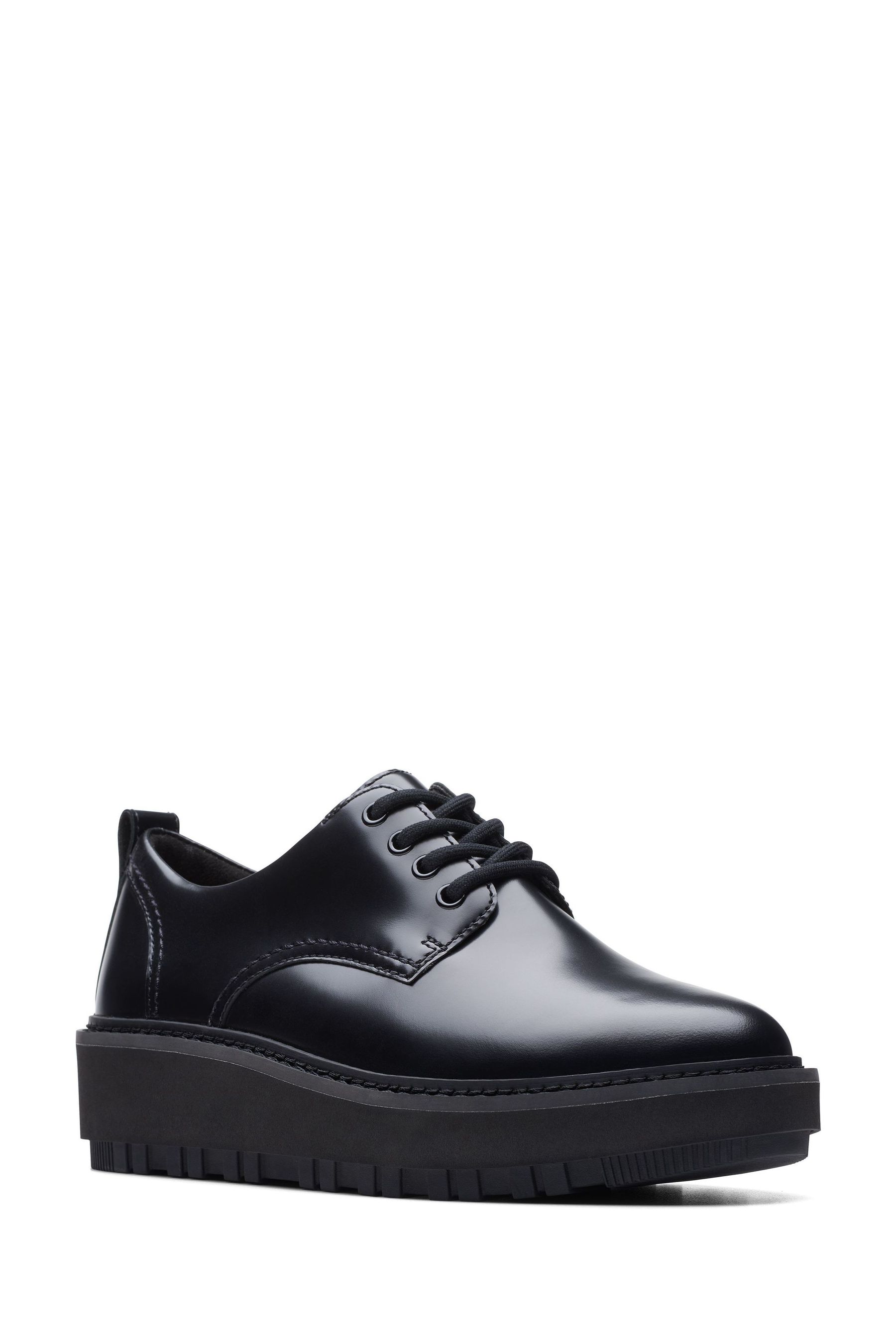 Buy Clarks Black Leather Orianna Derby Shoes from the Next UK online shop