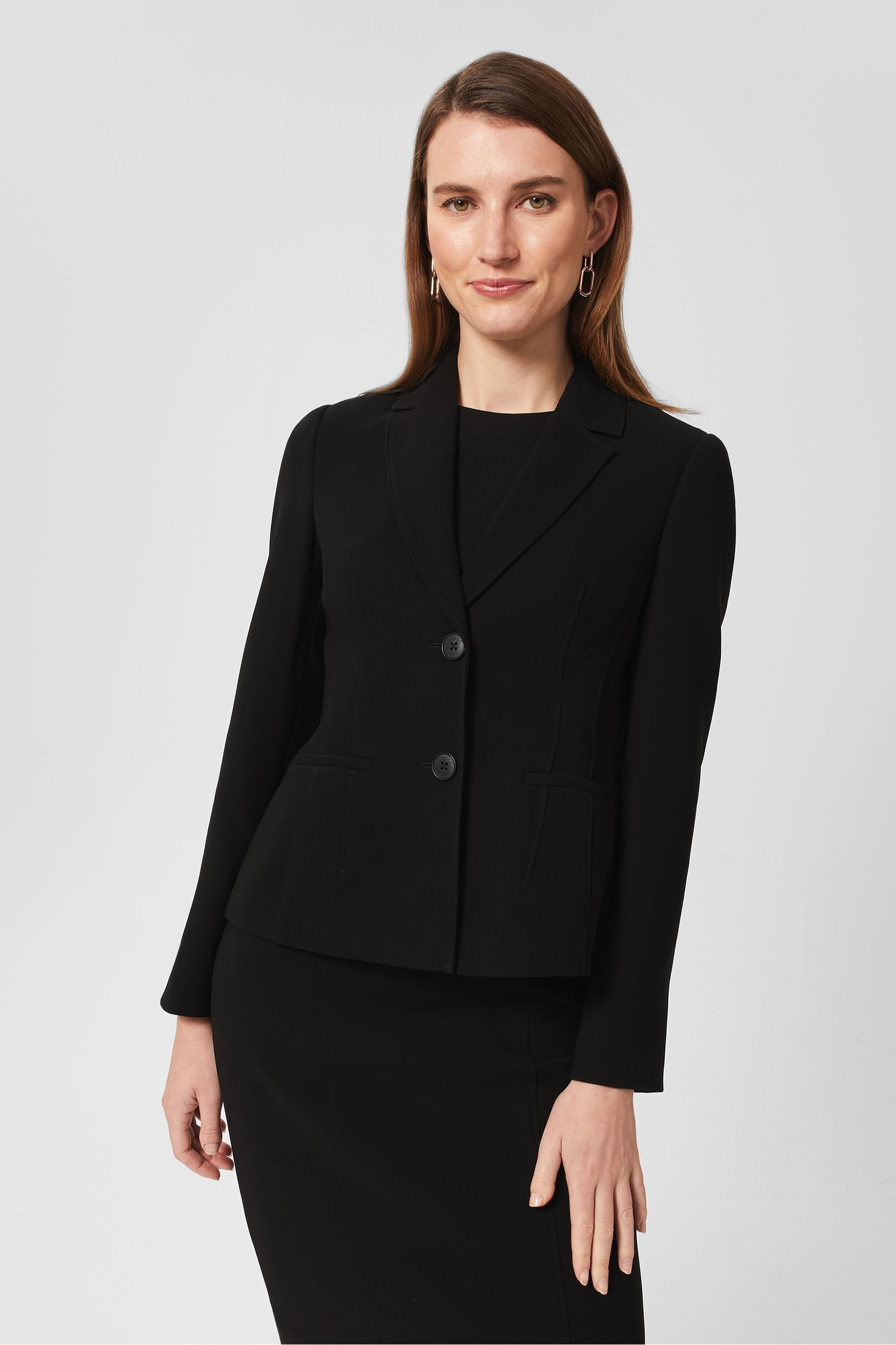 Buy Hobbs Petite Mel Black Jacket from the Next UK online shop