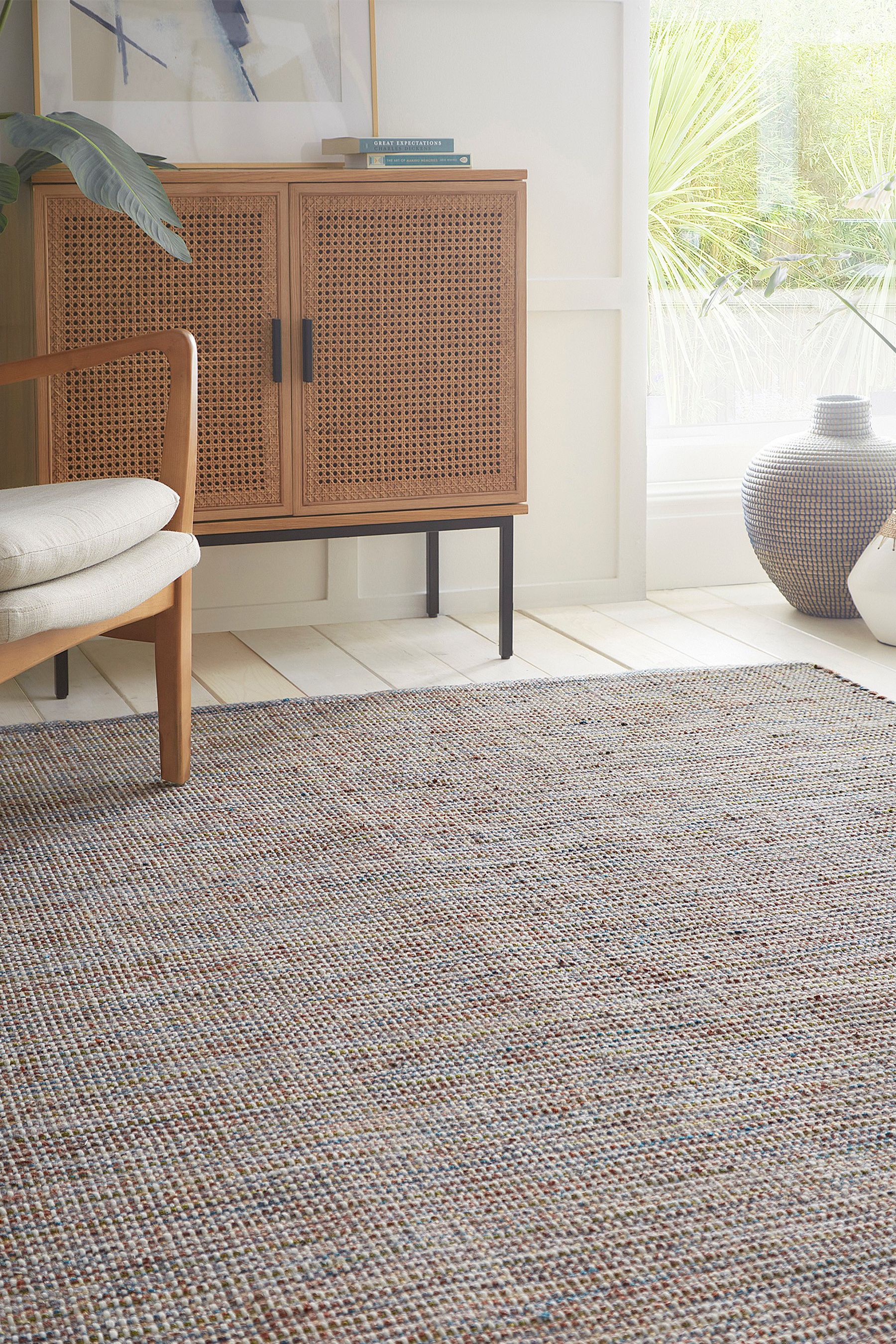 Buy Asiatic Rugs Teal Blue/Grey Clarke & Clarke Gabrielle Rug from the