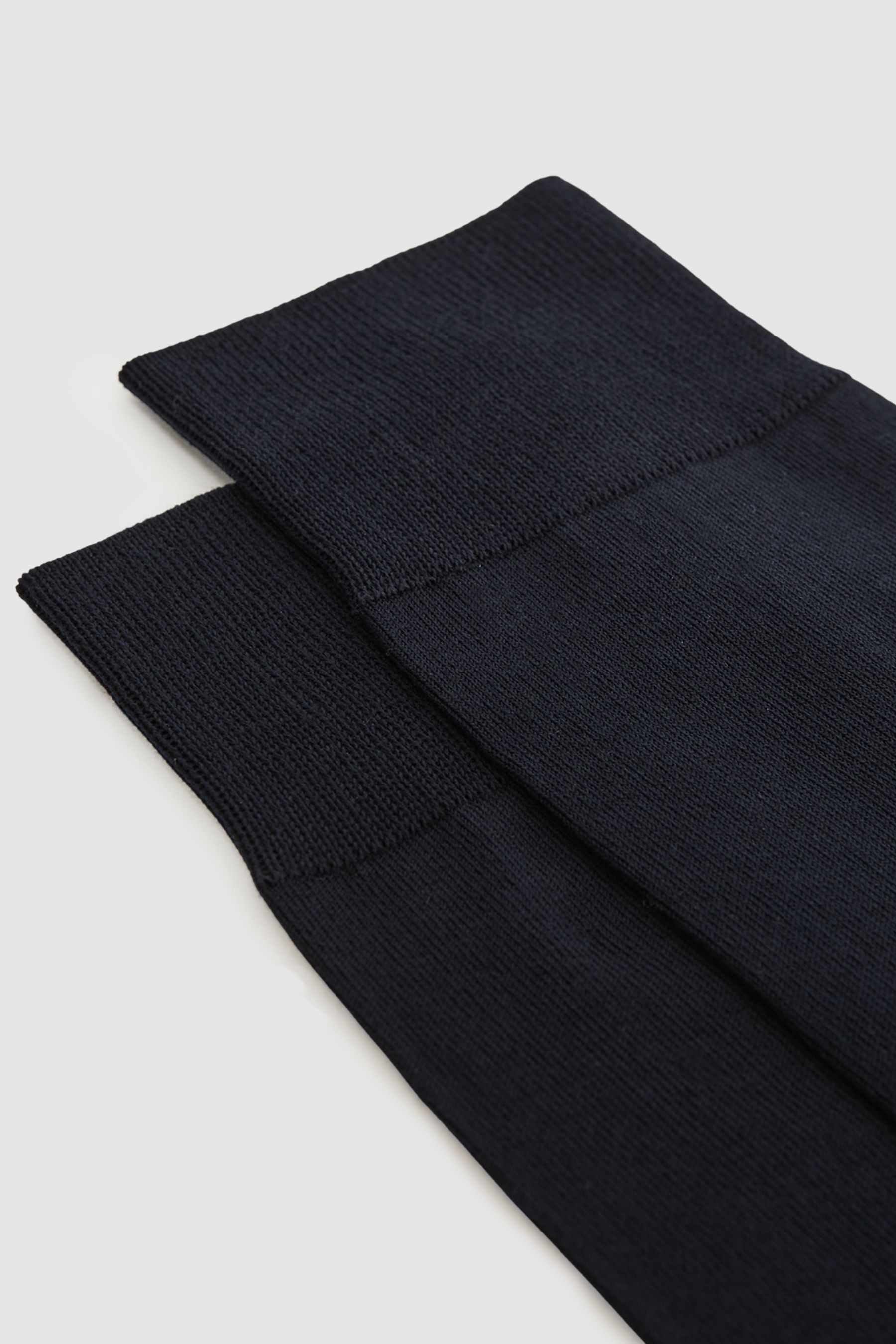 Buy Reiss Navy Mari Mercerised Cotton Blend Sock from the Next UK