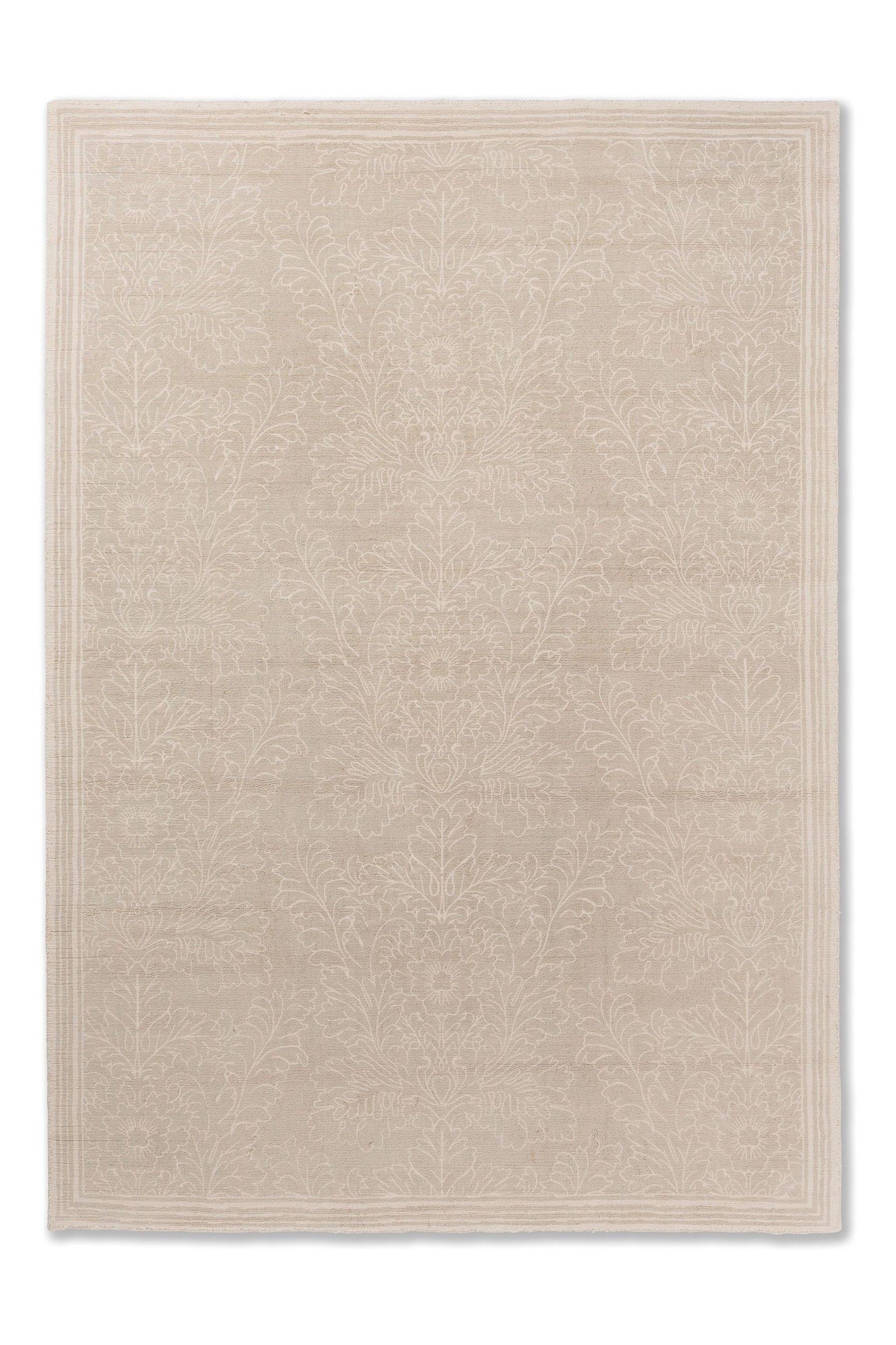 Buy Laura Ashley Grey Silchester Cotton Rug from the Next UK online shop