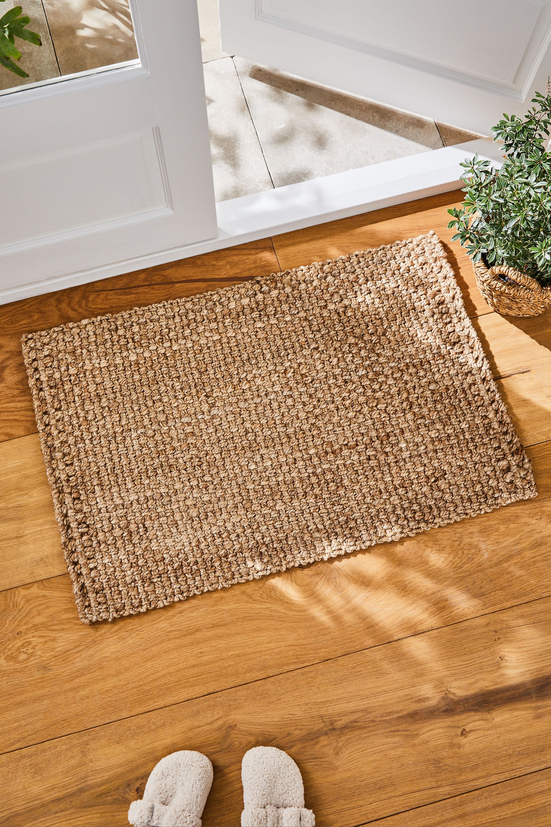 Buy Natural Woven Jute Doormat from the Next UK online shop