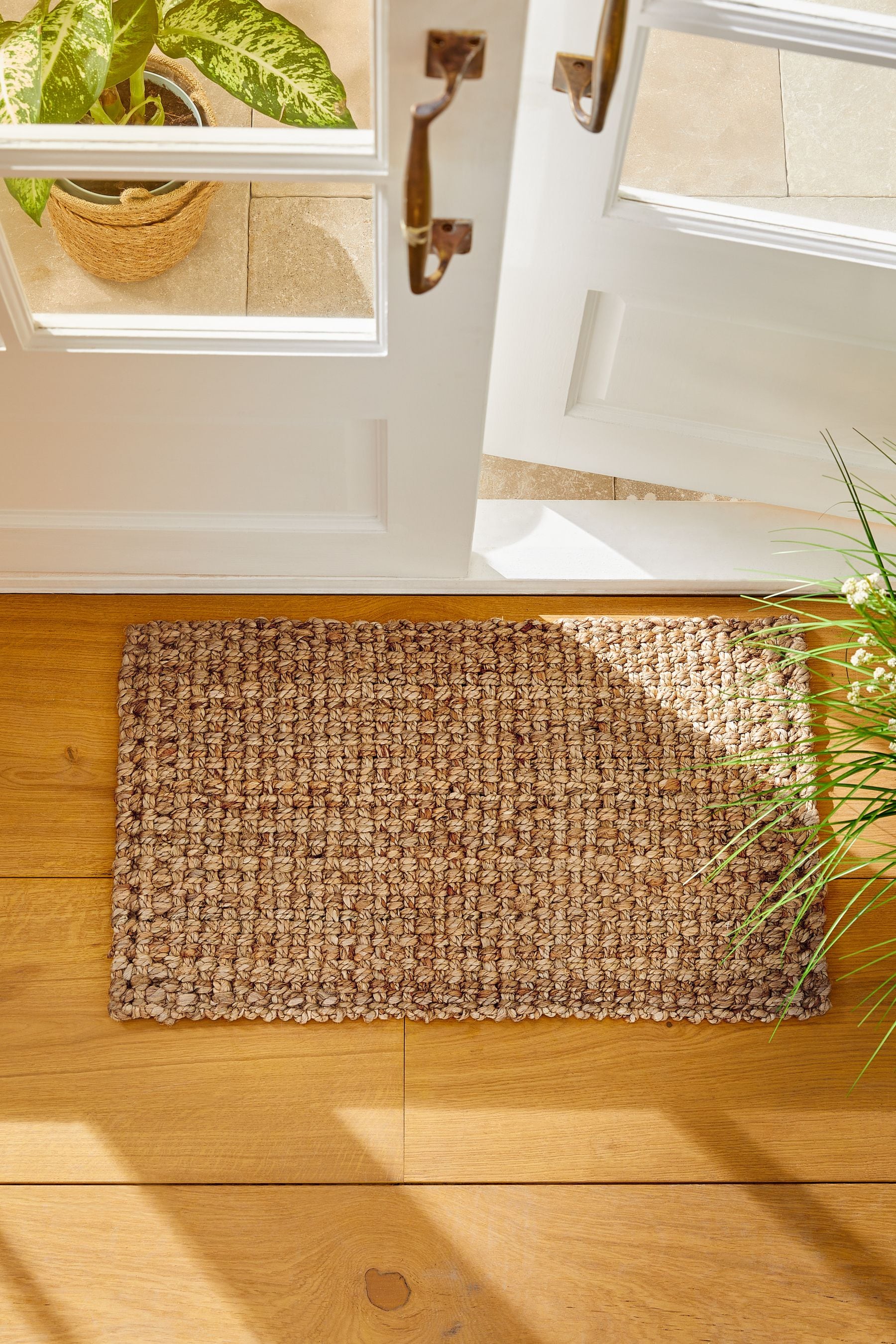 Buy Natural Woven Jute Doormat from the Next UK online shop