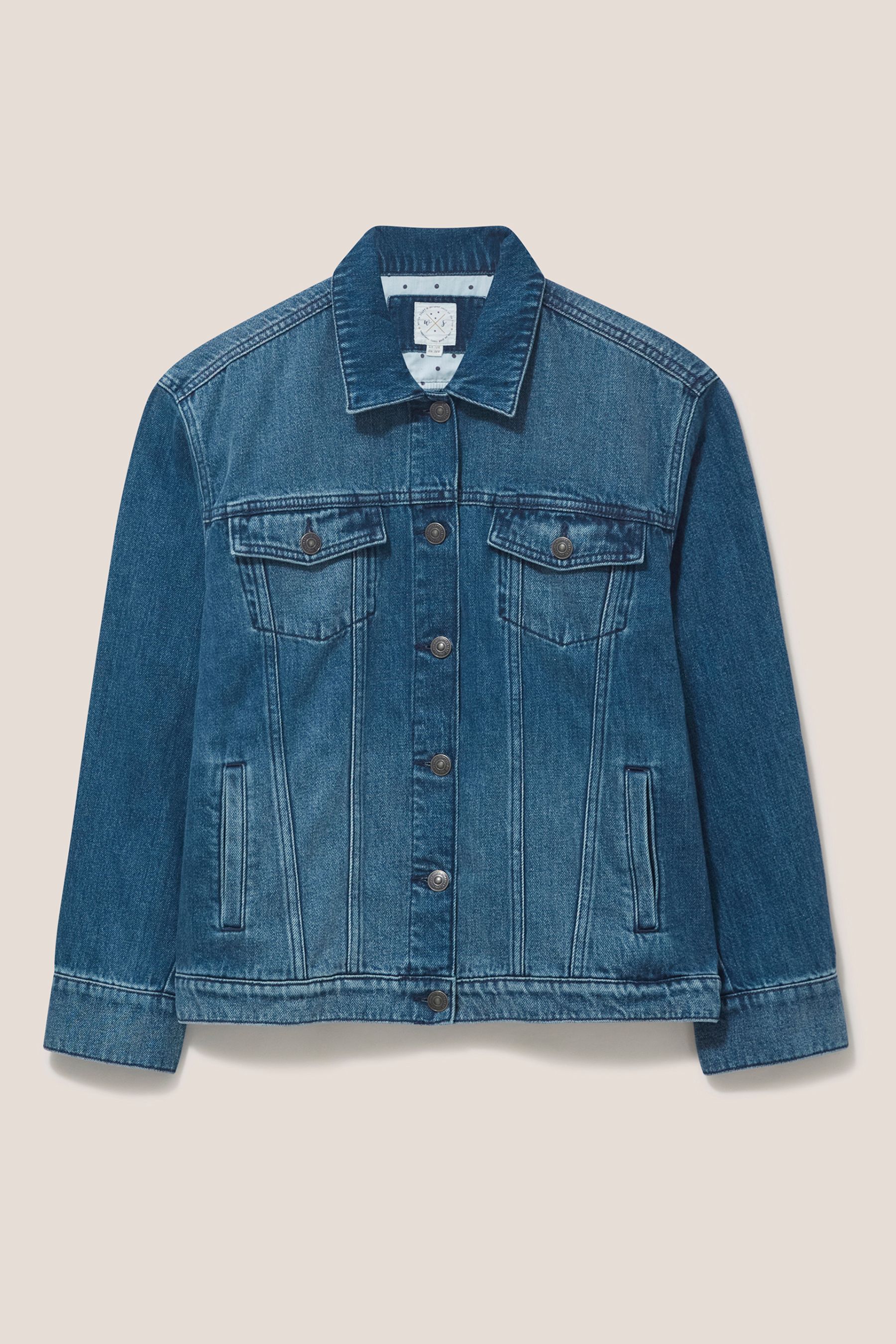 Buy White Stuff Blue Dayton Denim Jacket from the Next UK online shop