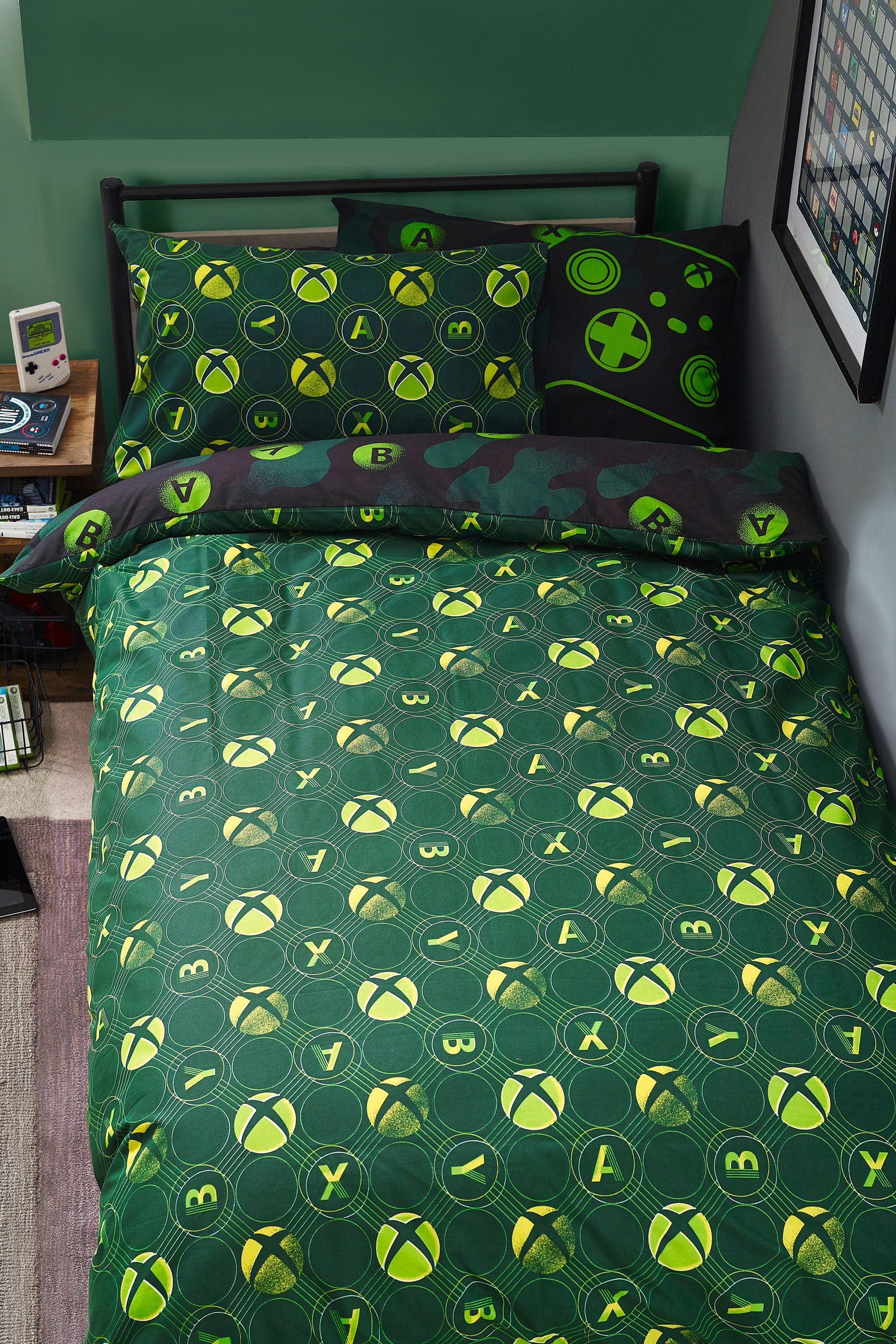Buy Black Xbox Duvet Cover And Pillowcase Set from the Next UK online shop
