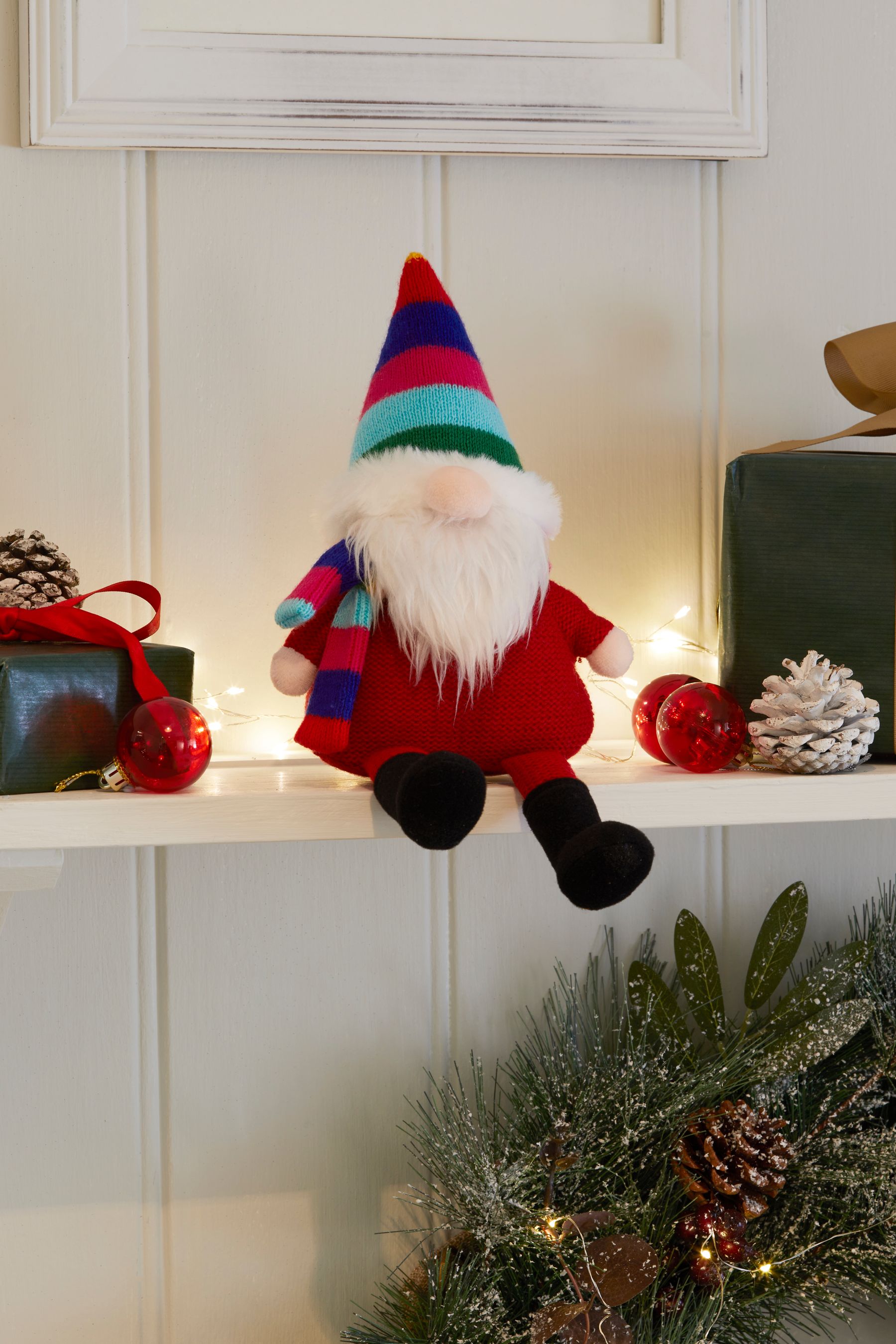 Buy Red Gonk Christmas Tree Topper from Next Ireland