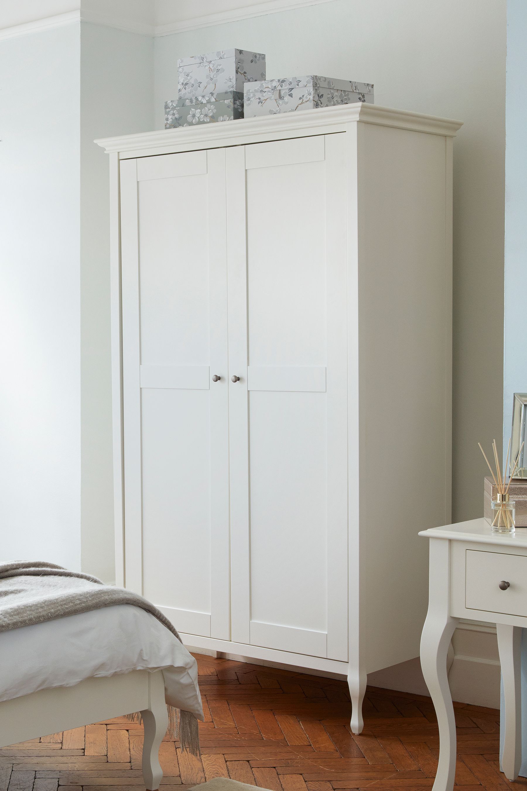 Buy Laura Ashley White Rosalind 2 Door Wardrobe from the Next UK online ...