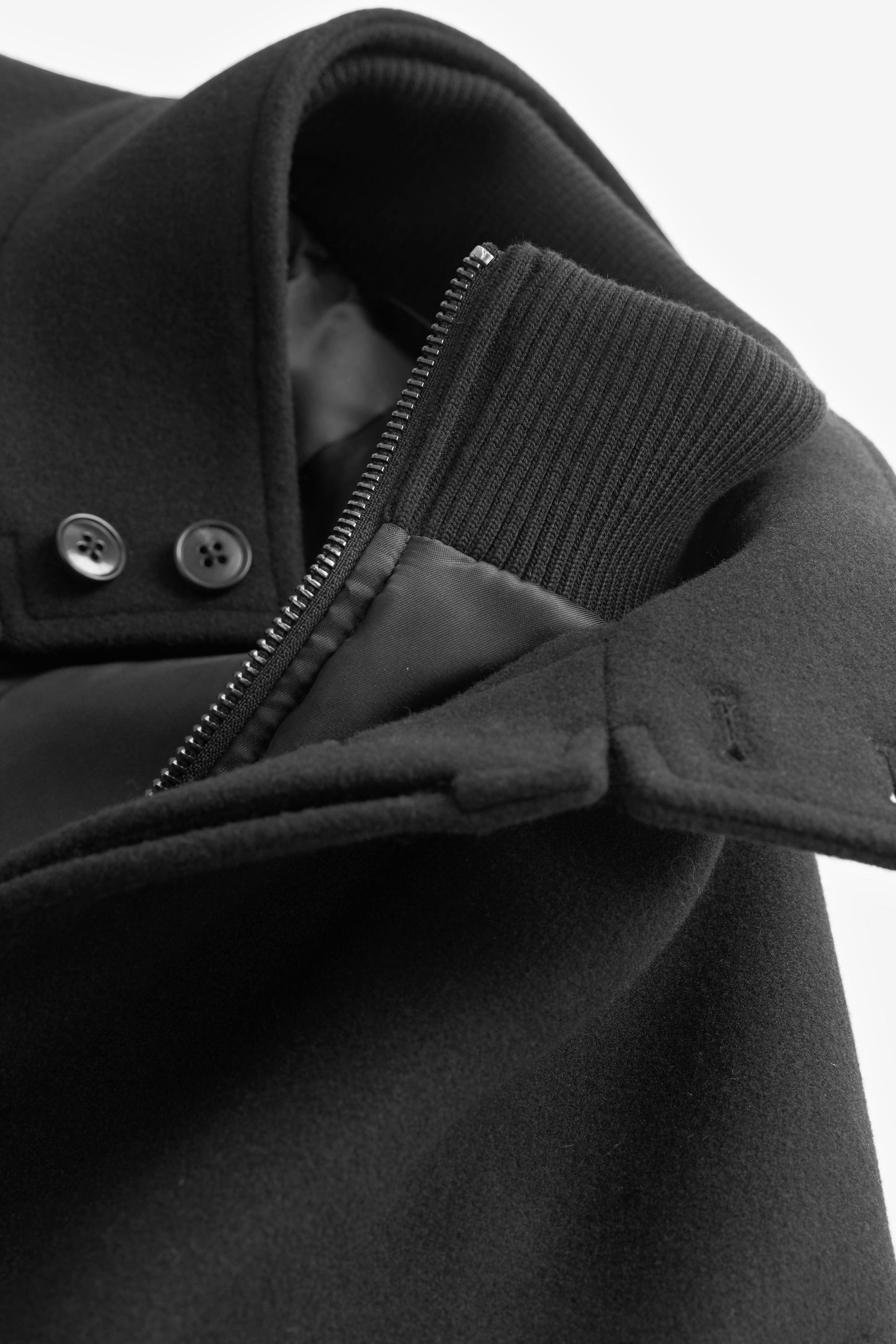 Buy Funnel Neck Coat With Built In Gilet from Next Ireland