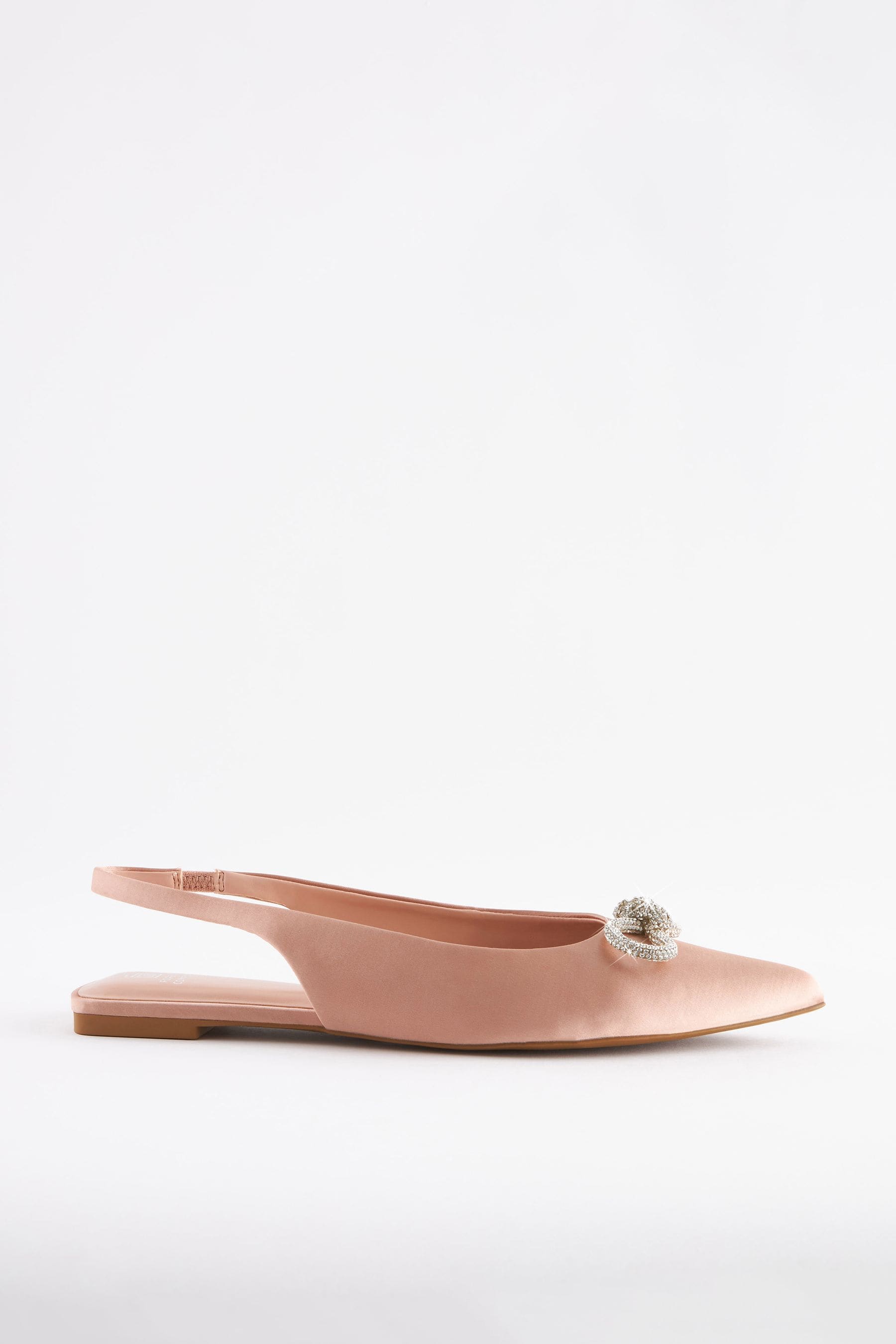 Buy Nude Pink Forever Comfort® Bow Slingback Flats from Next Ireland