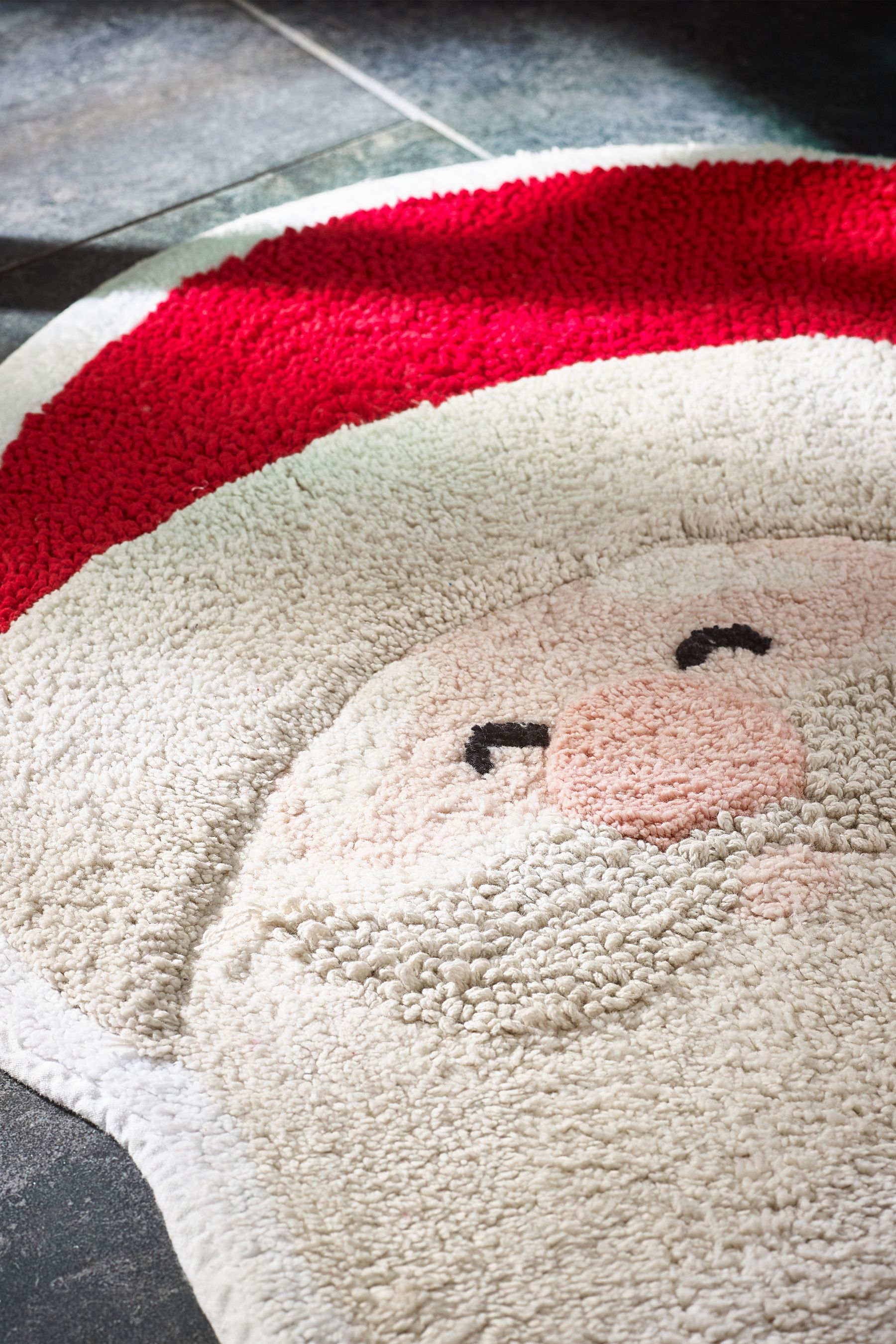 Buy Red Santa Bath Bath Mat from Next Ireland