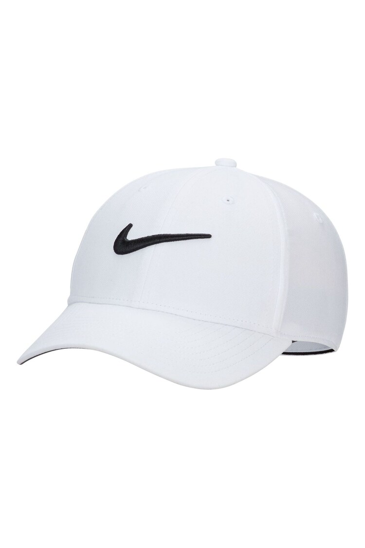 Nike White Dri-Fit Club Structured Swoosh Cap - Image 1 of 1