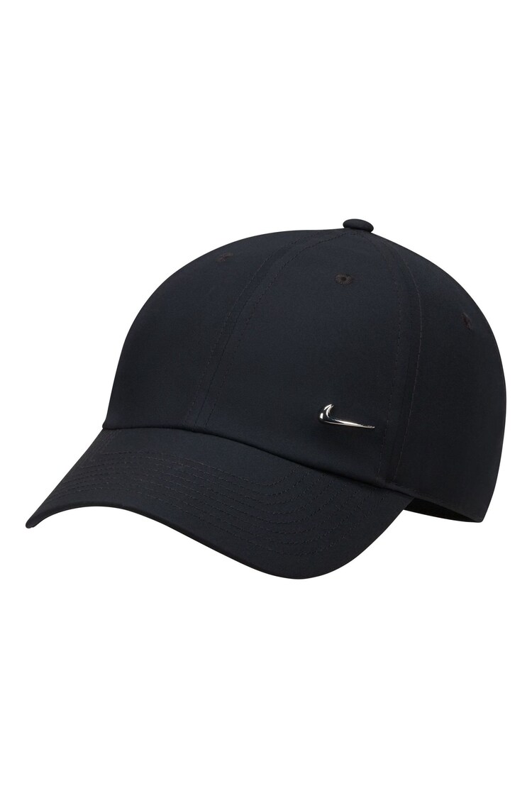 Черный - Nike кепка с металлическим логотипом Dri-FIT Club - Image 1 of 1