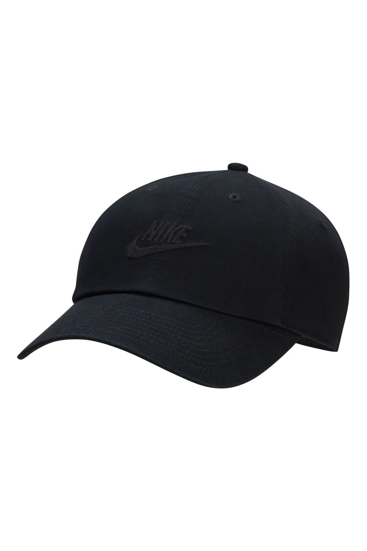 Nike Black Club Unstructured Futura Wash 100% Cotton Cap - Image 1 of 1