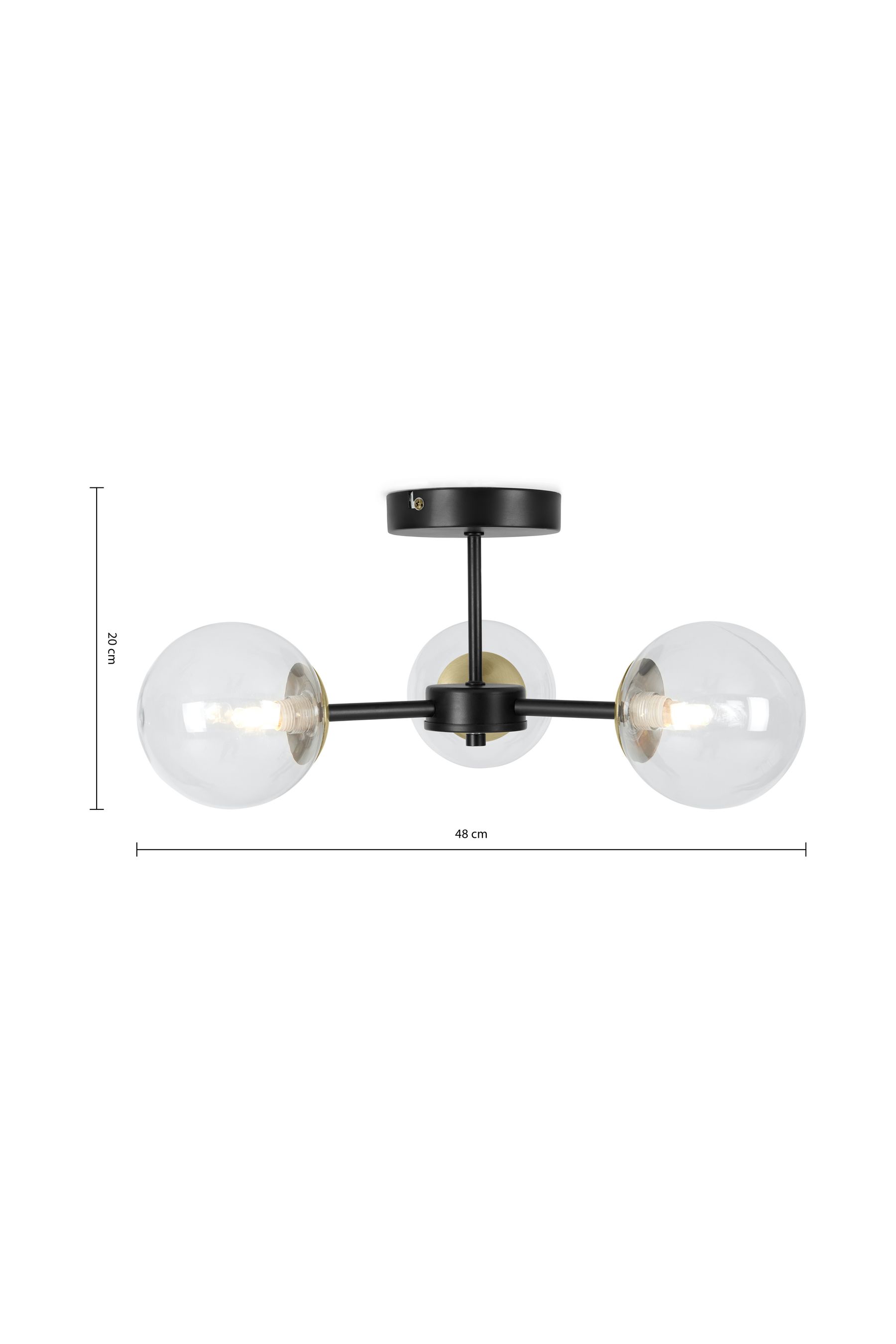 Buy MADE.COM Globe Flush Pendant from the Next UK online shop