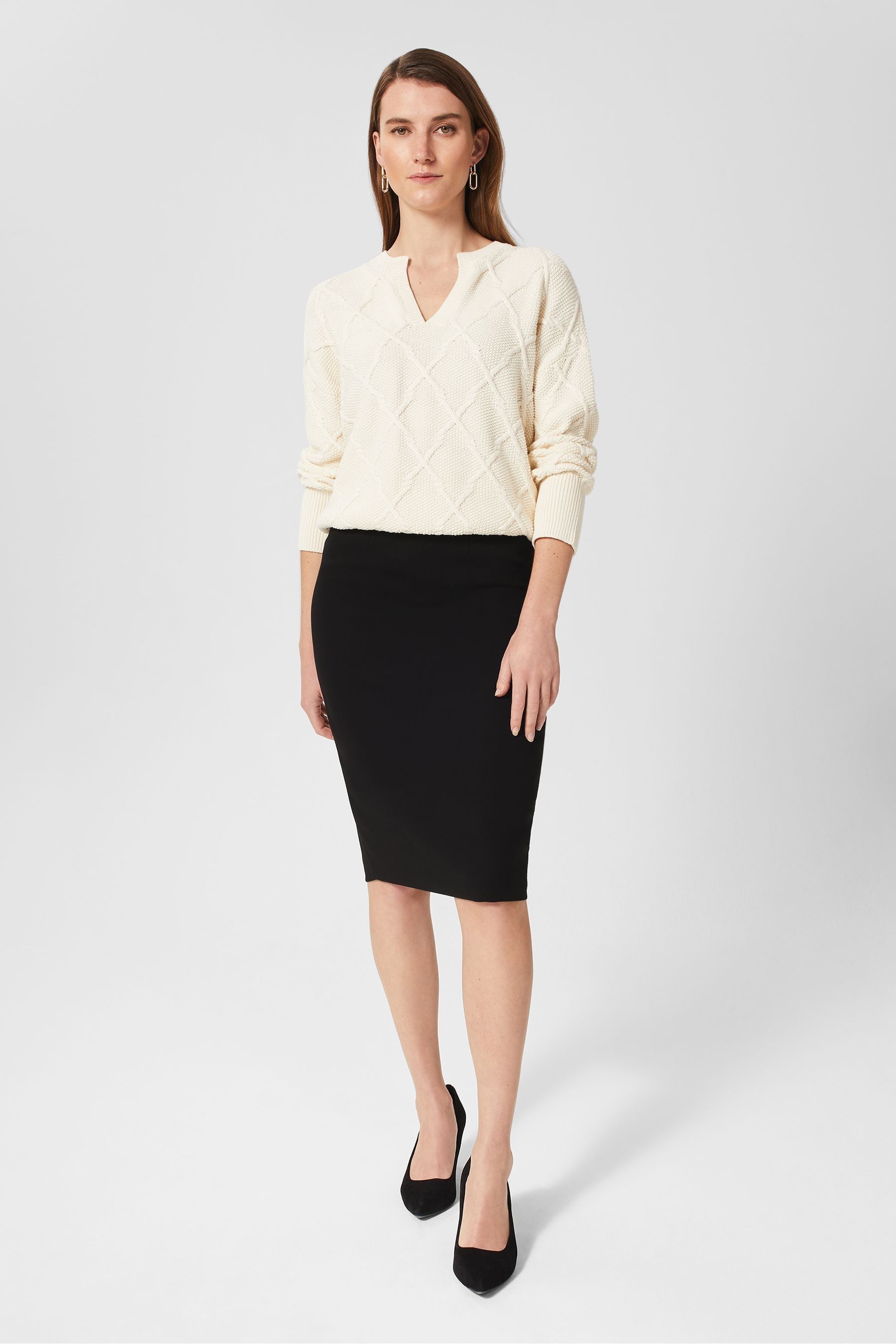 Buy Hobbs Black Mel Skirt from the Next UK online shop