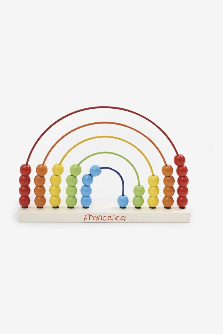 JoJo Maman Bébé Wooden Rainbow Abacus - Image 1 of 1