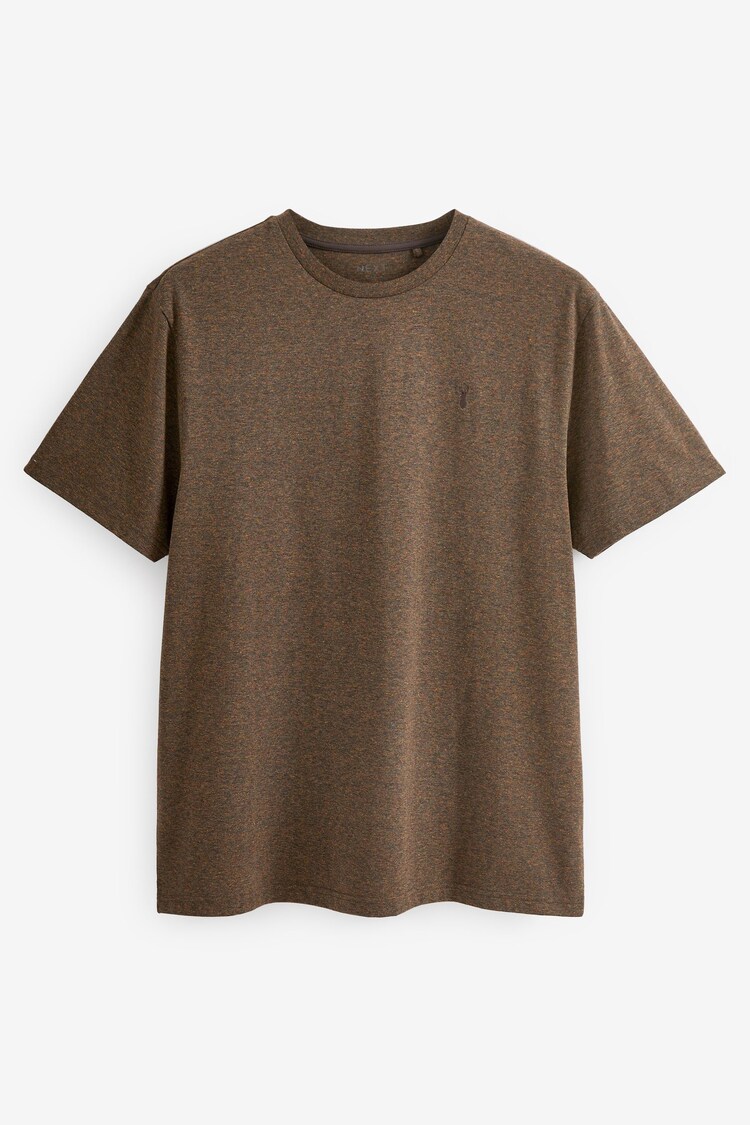 Chocolate Brown Single Stag Marl T-Shirt - Image 1 of 1