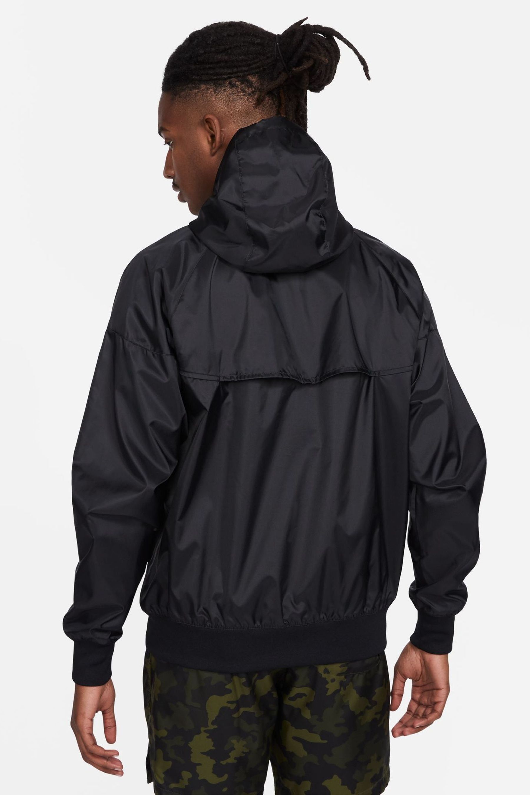 Buy Nike Black Windrunner Hooded Jacket from the Next UK online shop