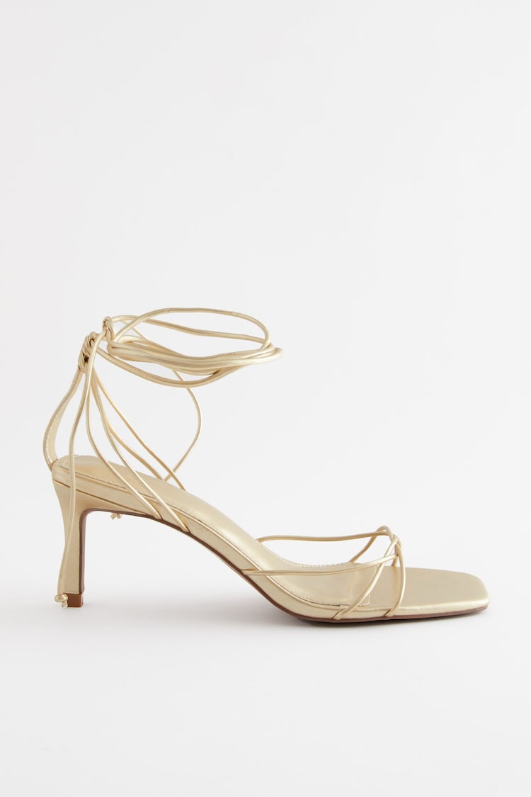 Gold Forever Comfort Wrap Heel Sandals - Image 1 of 1
