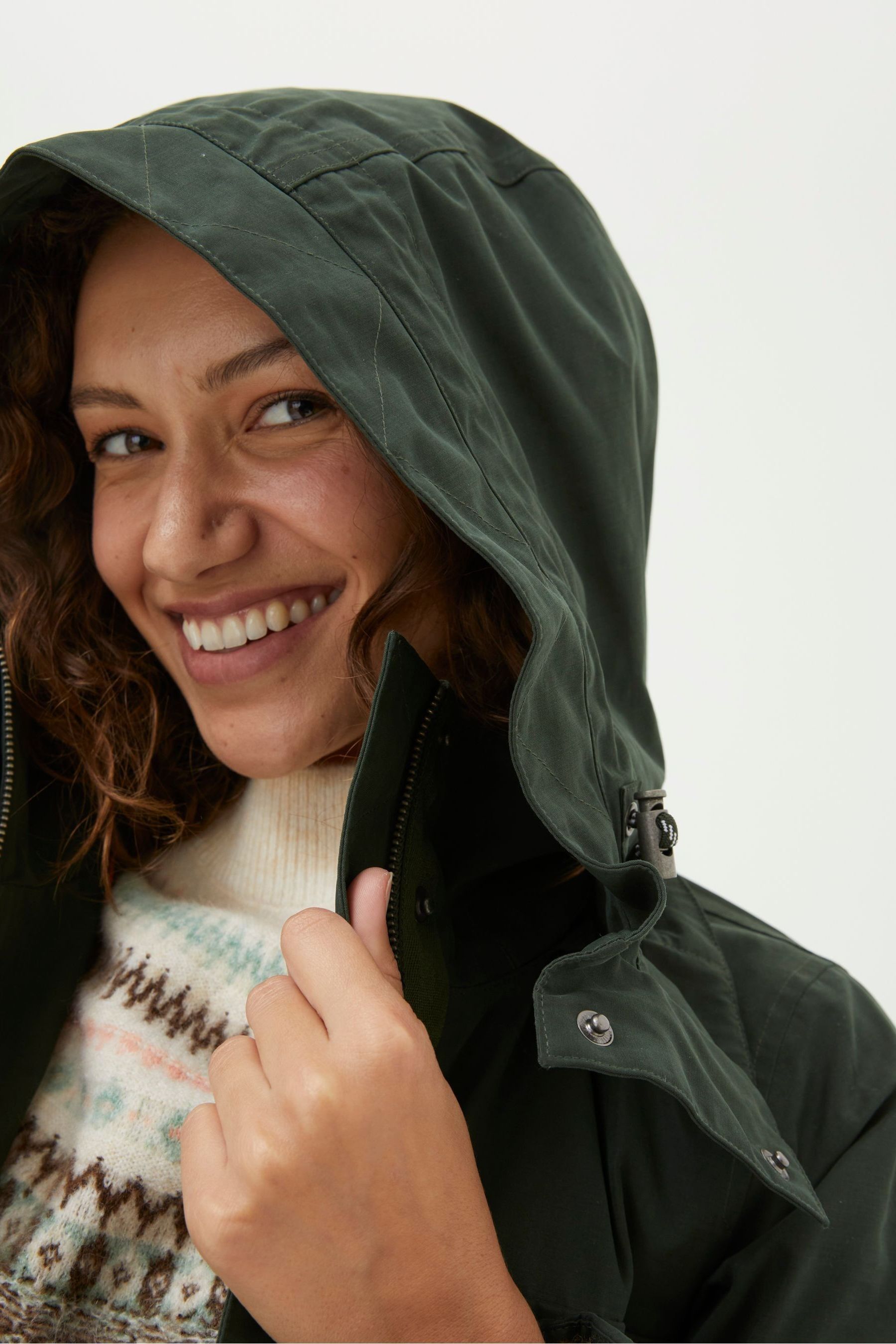 Buy FatFace Green Tiegan Waterproof Coat from Next Ireland